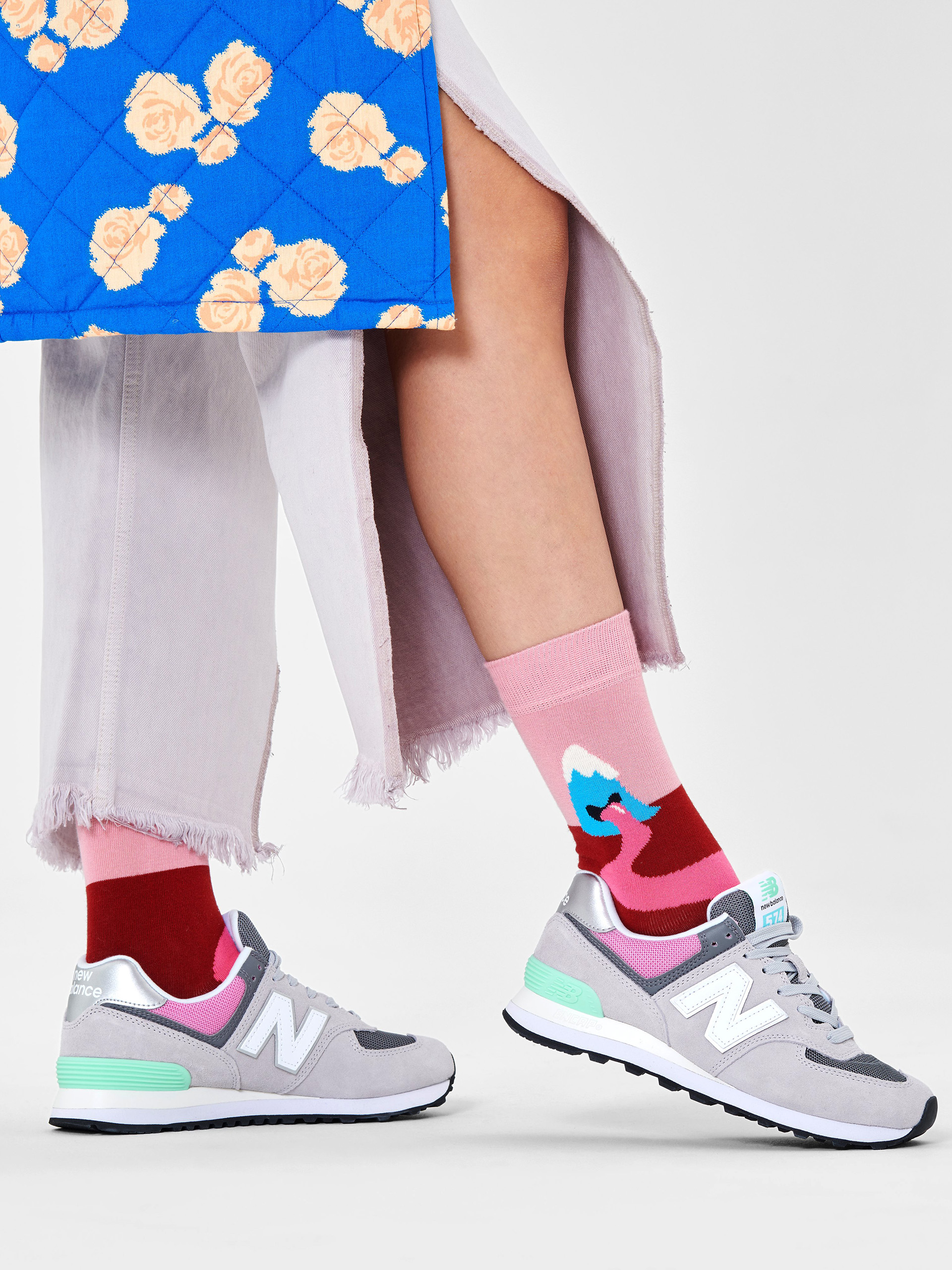 Happy Socks Mountain High Zokni (pink)