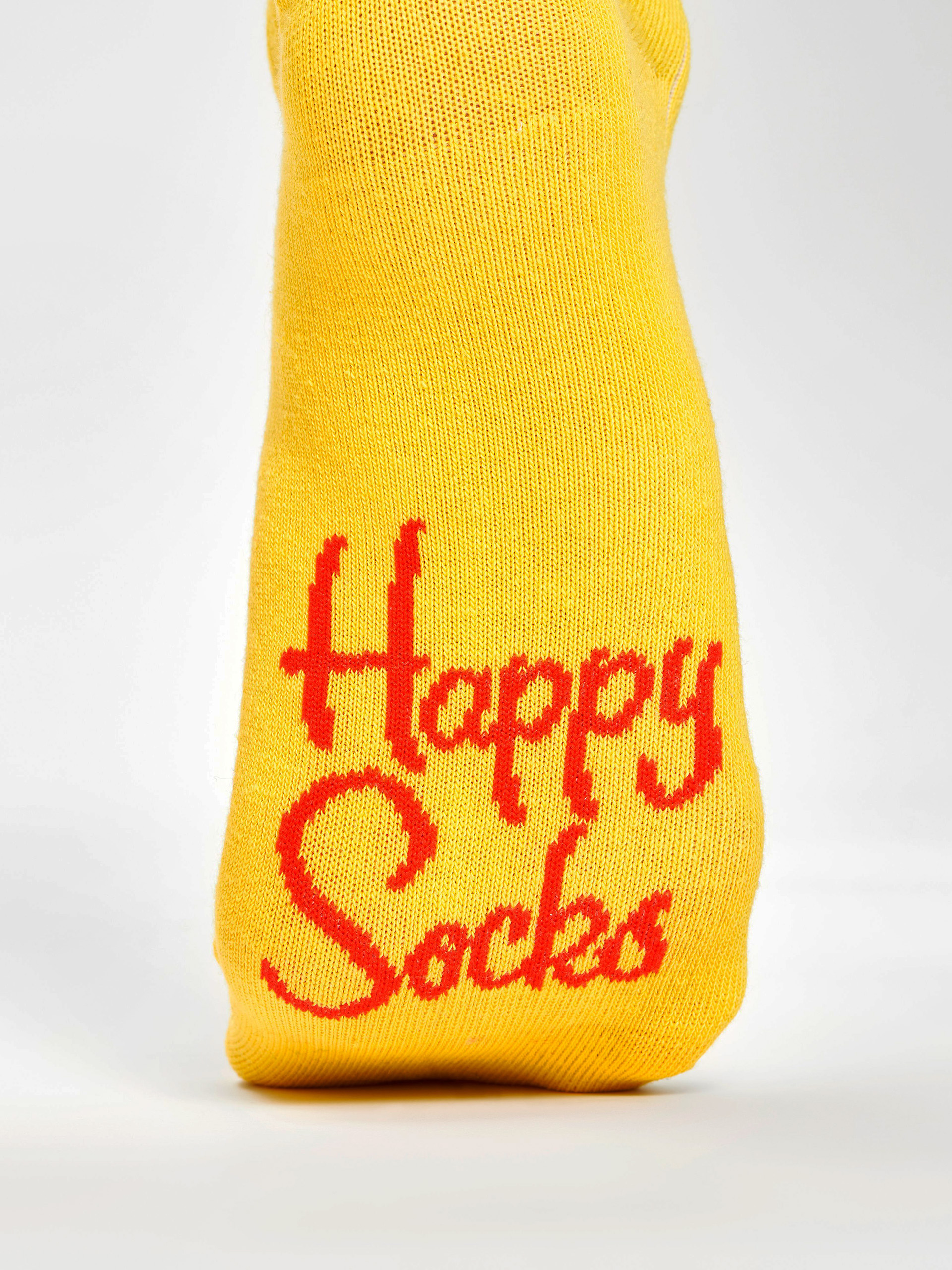 Happy Socks Solid Rib Zokni (yellow)