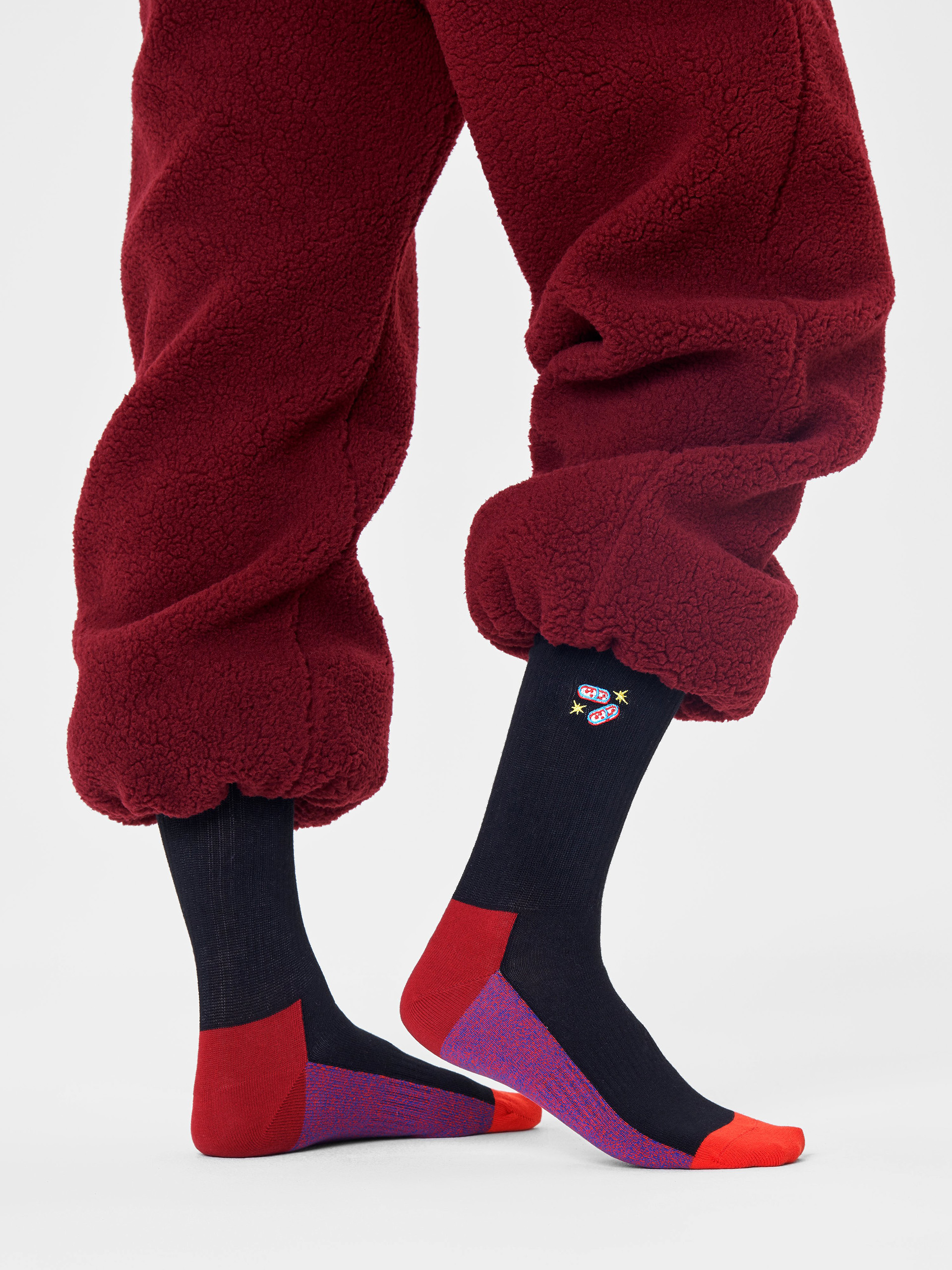 Happy Socks Your Choice 3/4 Crew Zokni (black)