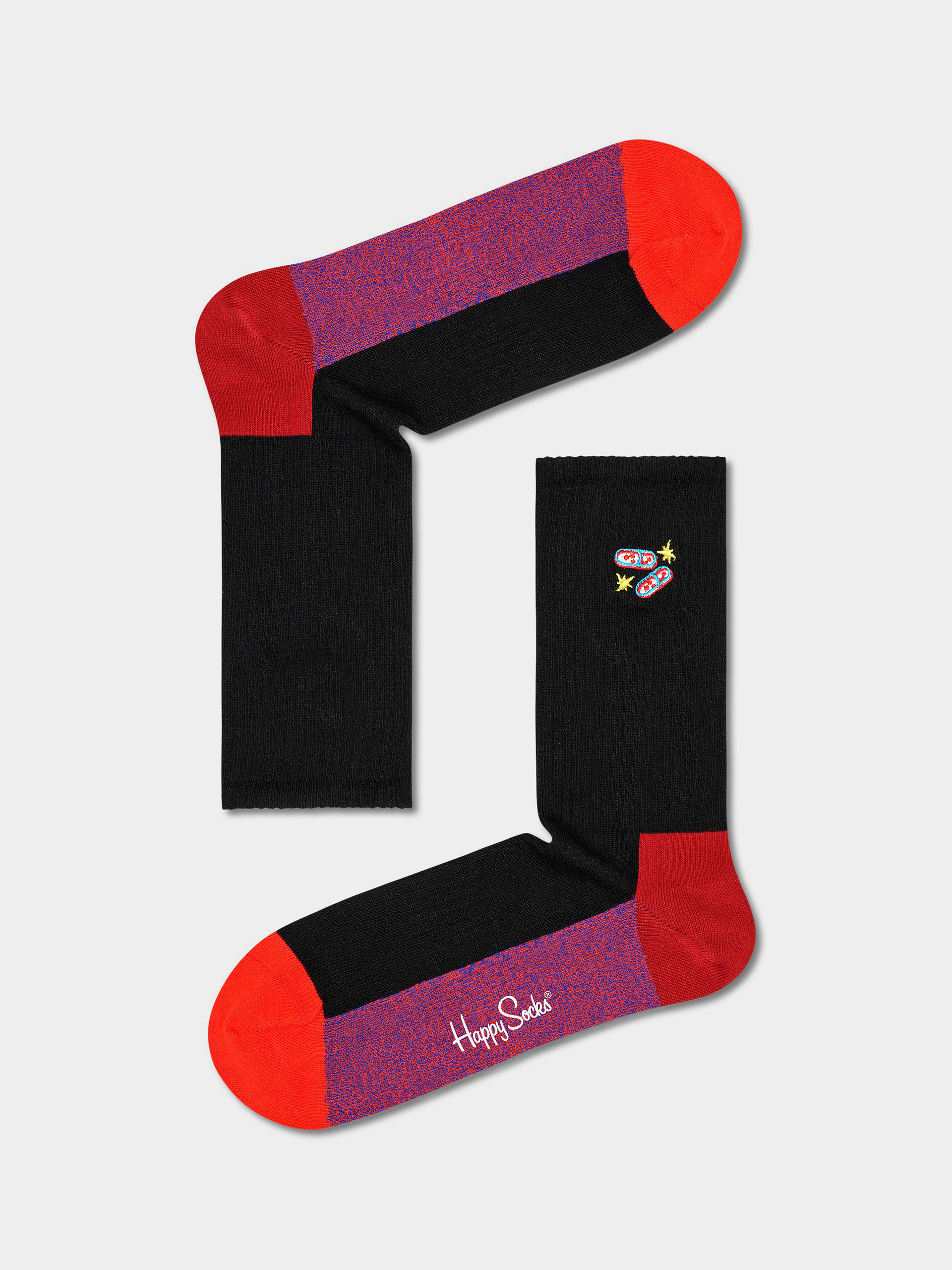 Happy Socks Your Choice 3/4 Crew Zokni (black)