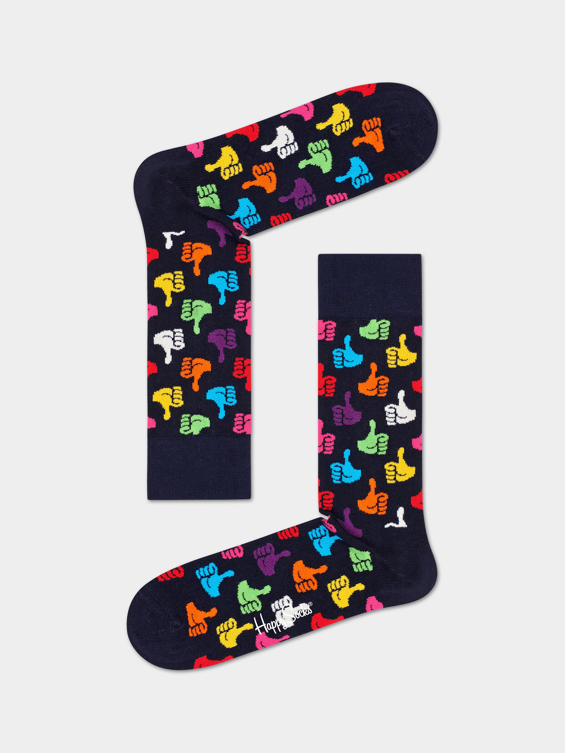 Happy Socks Thumbs Up Zokni (navy)