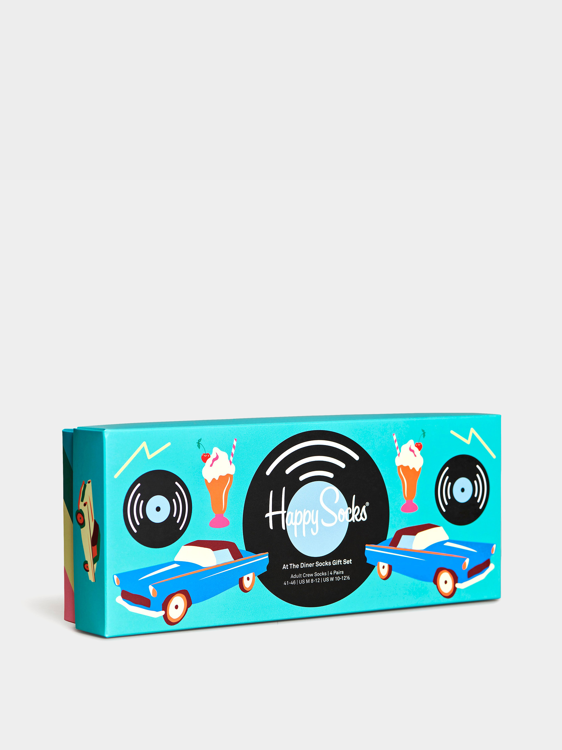 Happy Socks 4 Pack At The Diner Gift Set Zokni (multi)