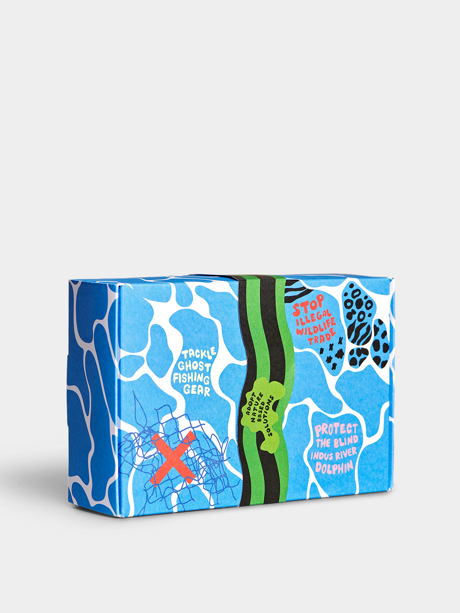 Happy Socks WWF 4 Pack Gift Set Zokni (multi)