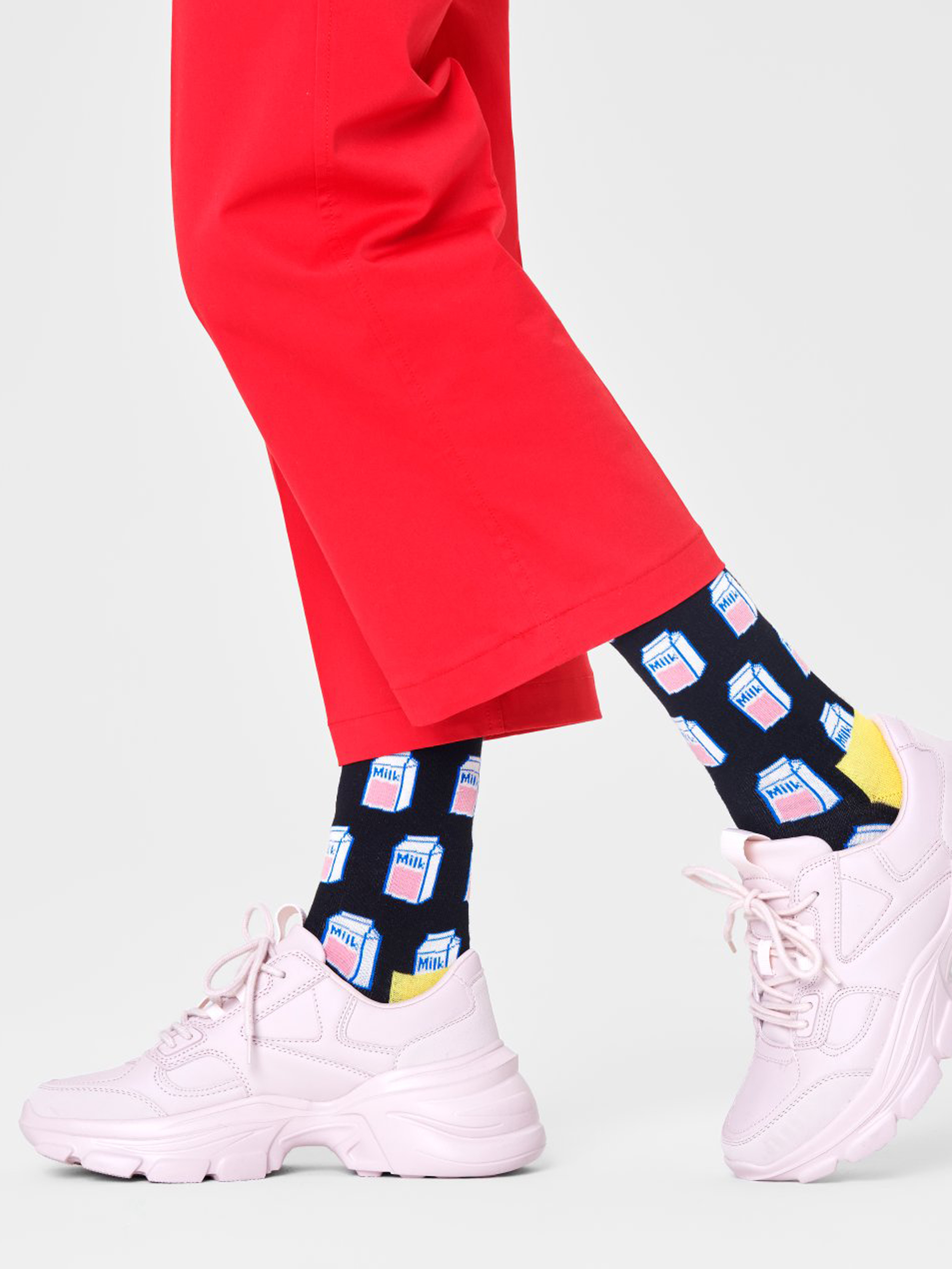 Happy Socks Milk Zokni (black)