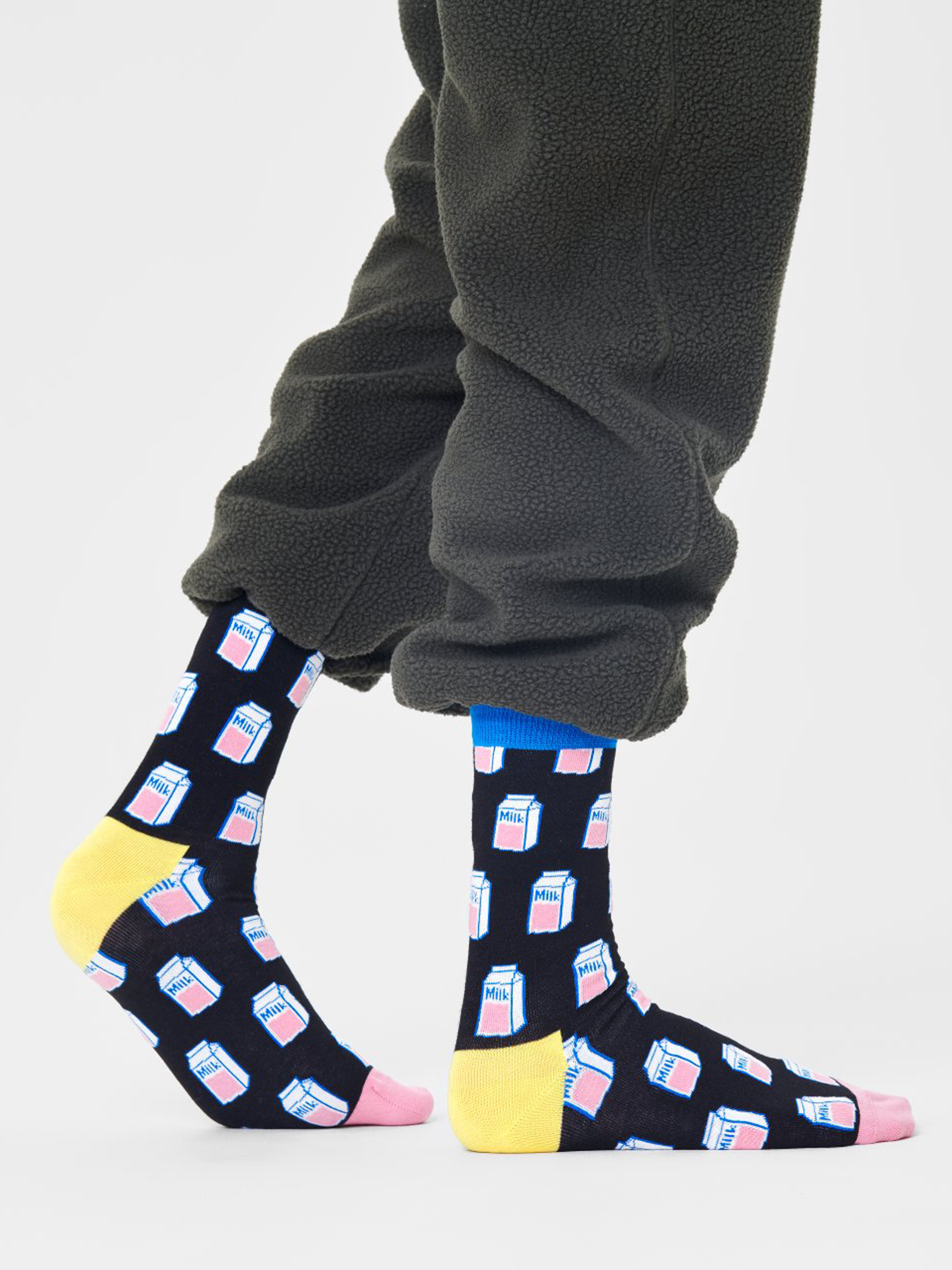 Happy Socks Milk Zokni (black)