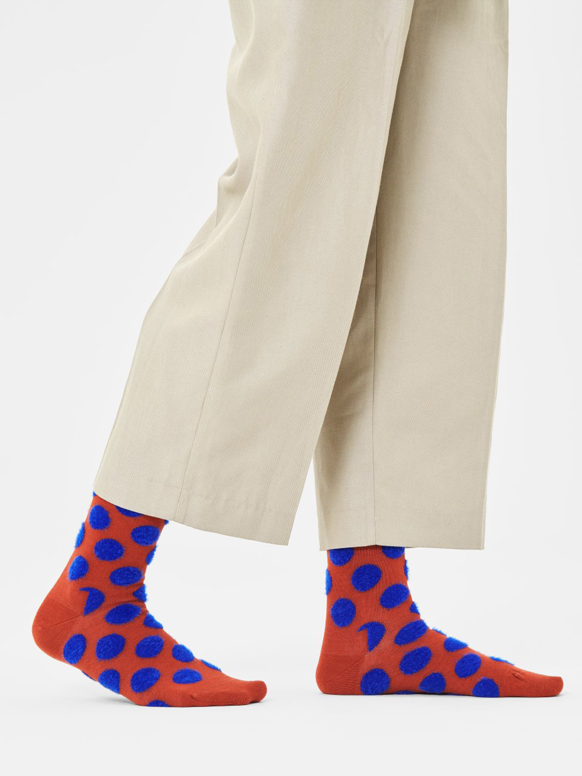 Happy Socks Big Dot Zokni (magenta)