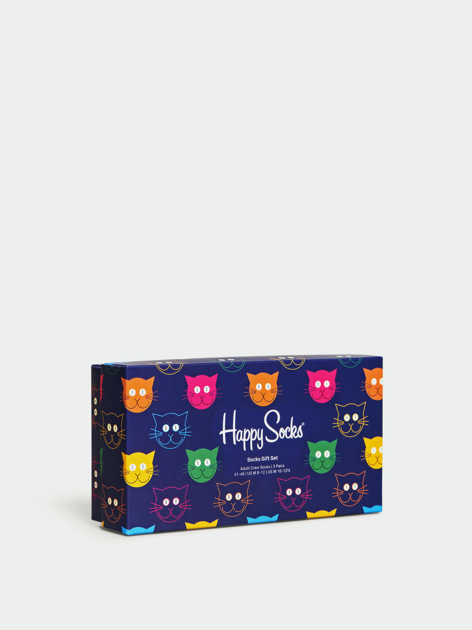 Happy Socks 3 Pack Mixed Cat Gift Set Zokni (multi)