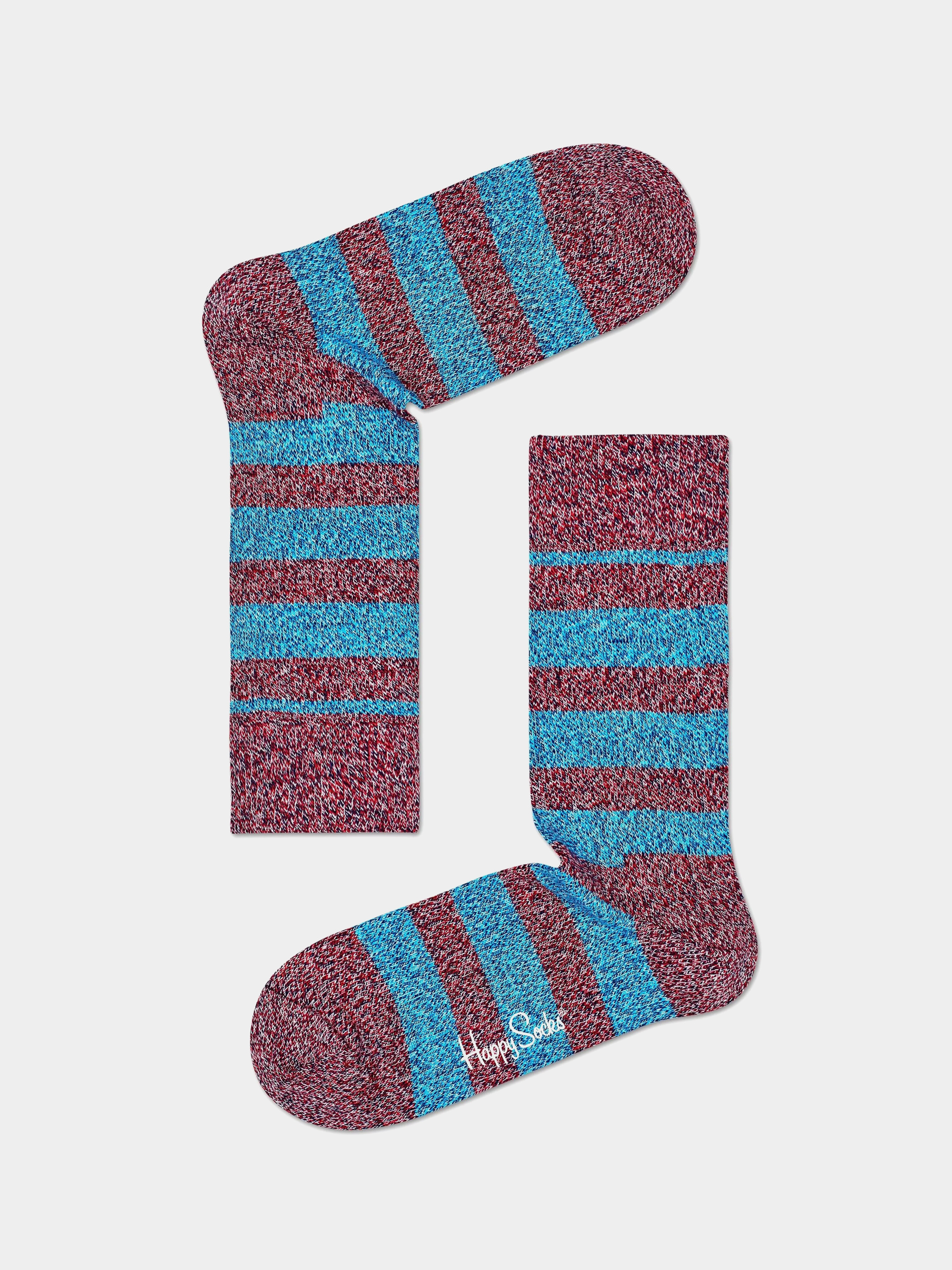 Happy Socks Wool Stripe Zokni (red/blue)