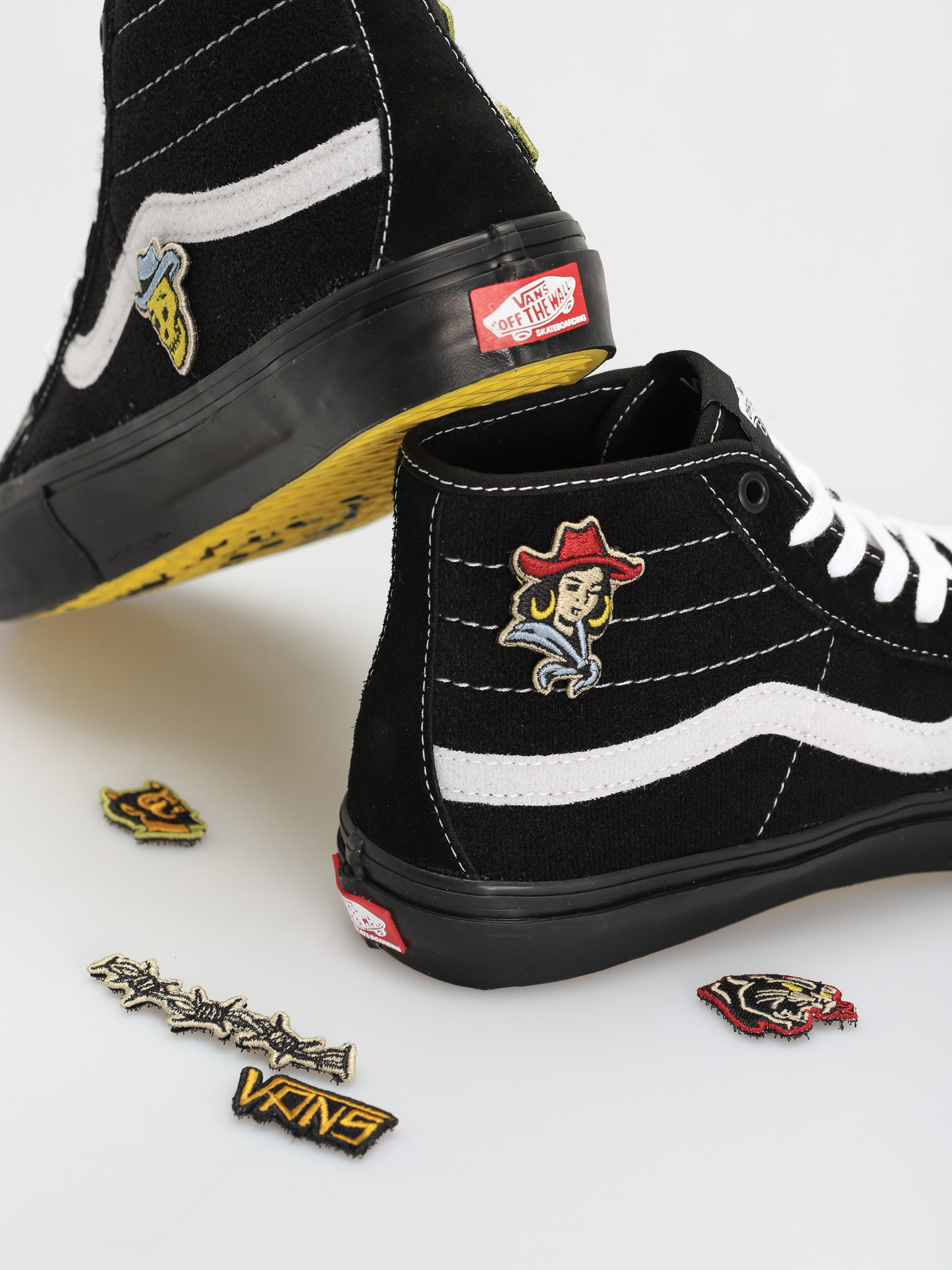 Vans Skate Sk8 Hi Decon Cipők (elijah berle black/black)