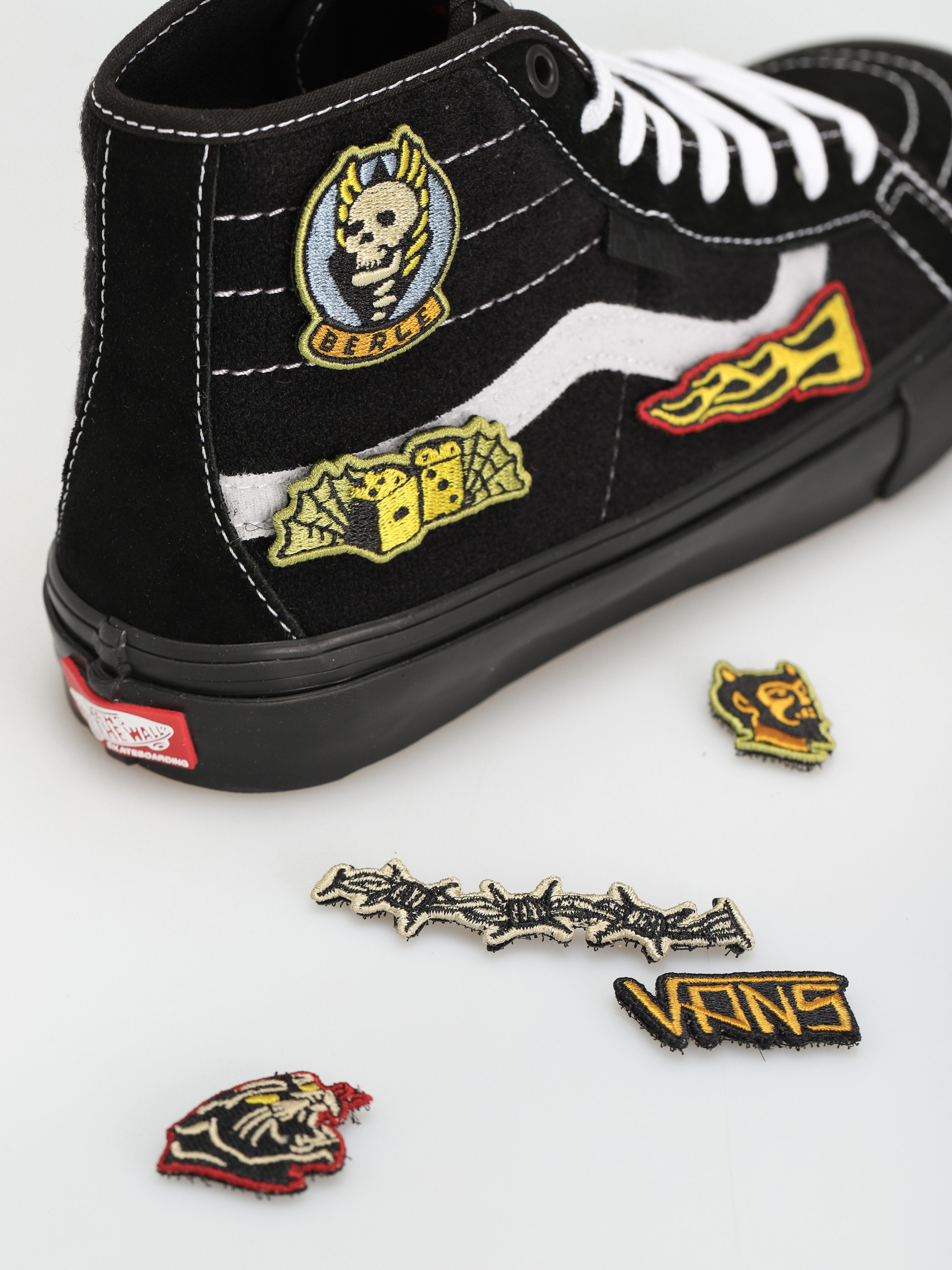 Vans Skate Sk8 Hi Decon Cipők (elijah berle black/black)