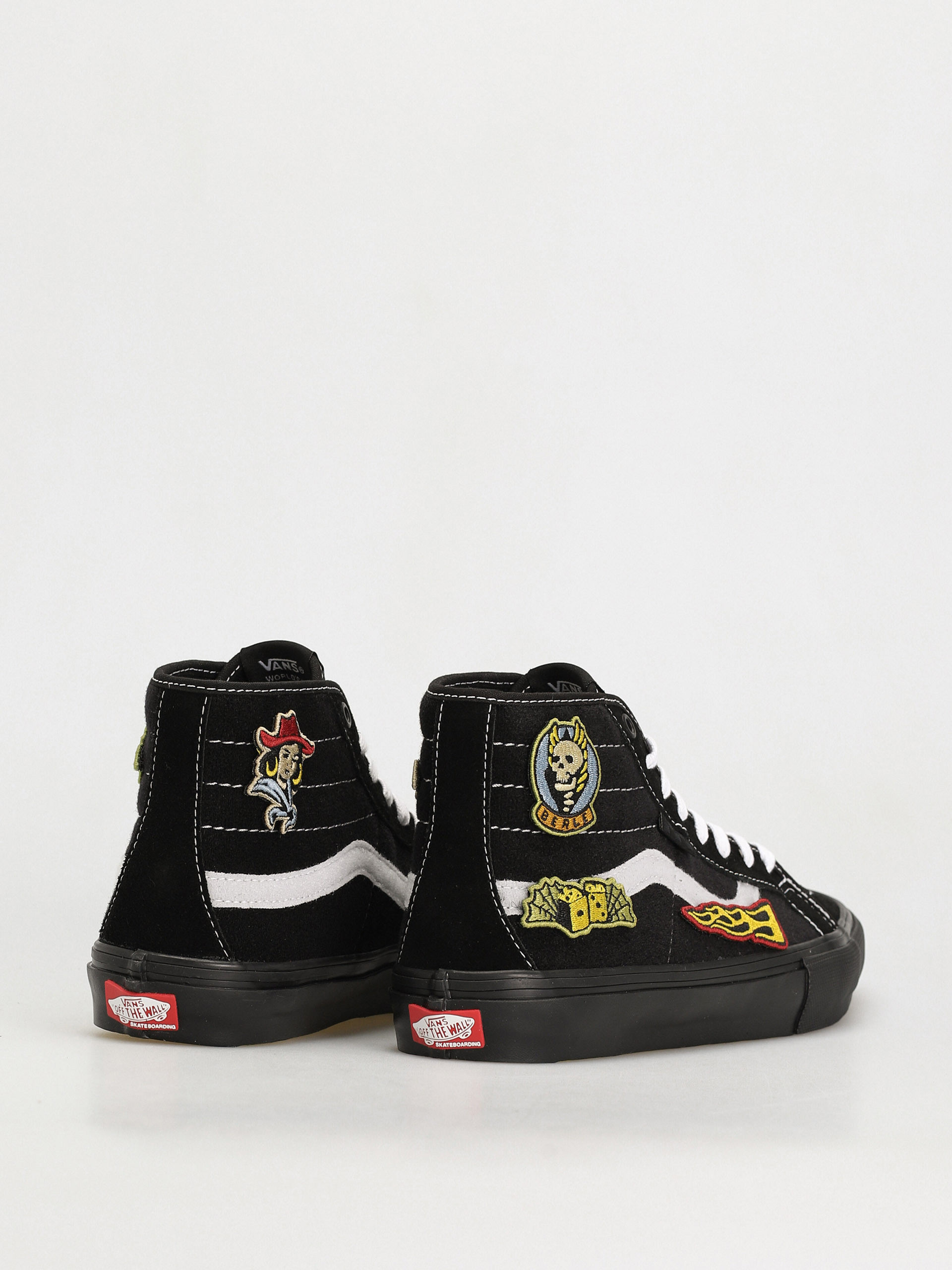 Vans Skate Sk8 Hi Decon Cipők (elijah berle black/black)