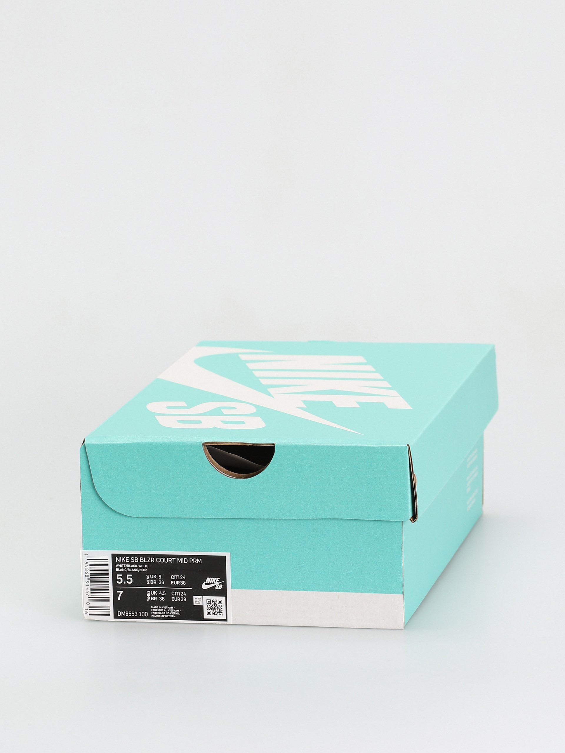 Nike SB Blzr Court Mid Prm Cipők (white/black white)