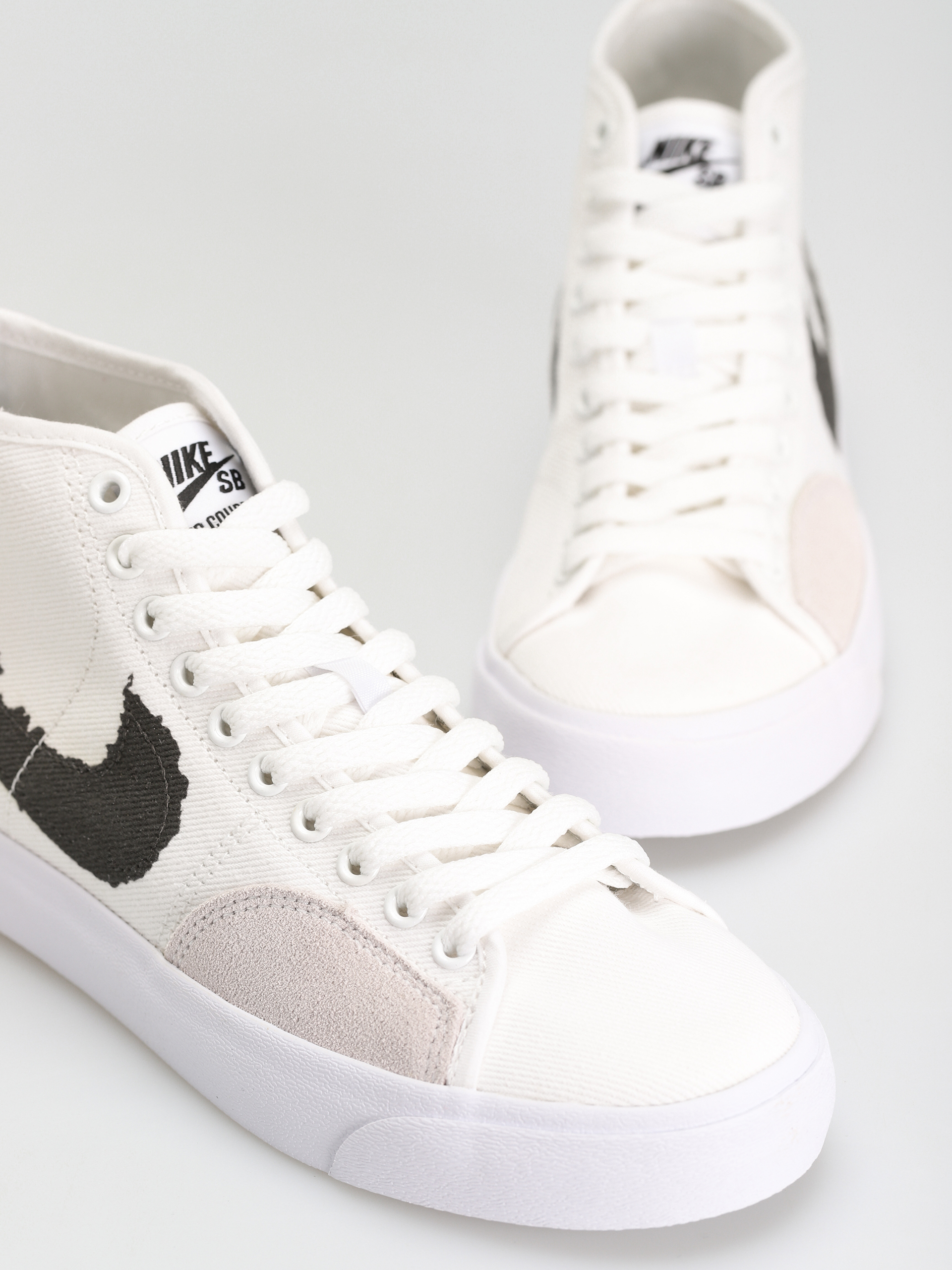 Nike SB Blzr Court Mid Prm Cipők (white/black white)