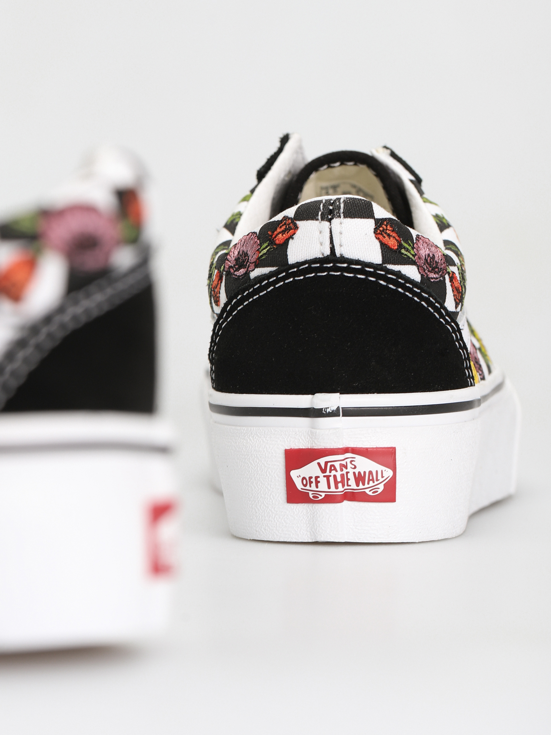 Vans Old Skool Platform Cipők (poppy checkerboard black/multi)