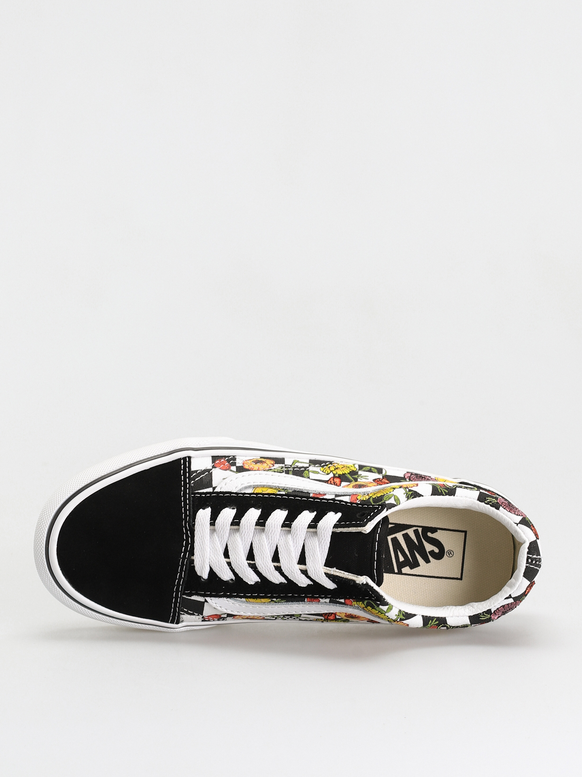 Vans Old Skool Platform Cipők (poppy checkerboard black/multi)