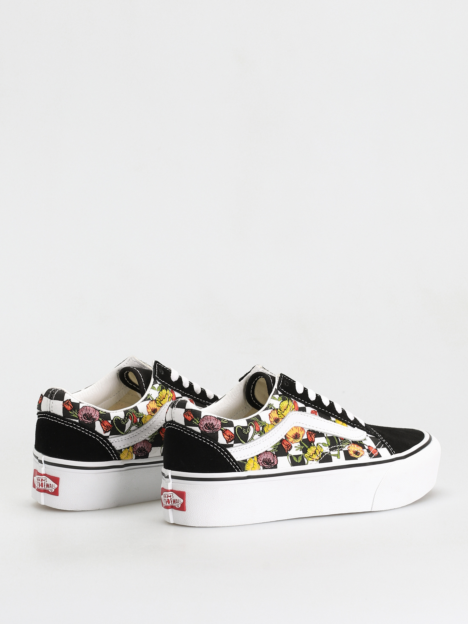 Vans Old Skool Platform Cipők (poppy checkerboard black/multi)