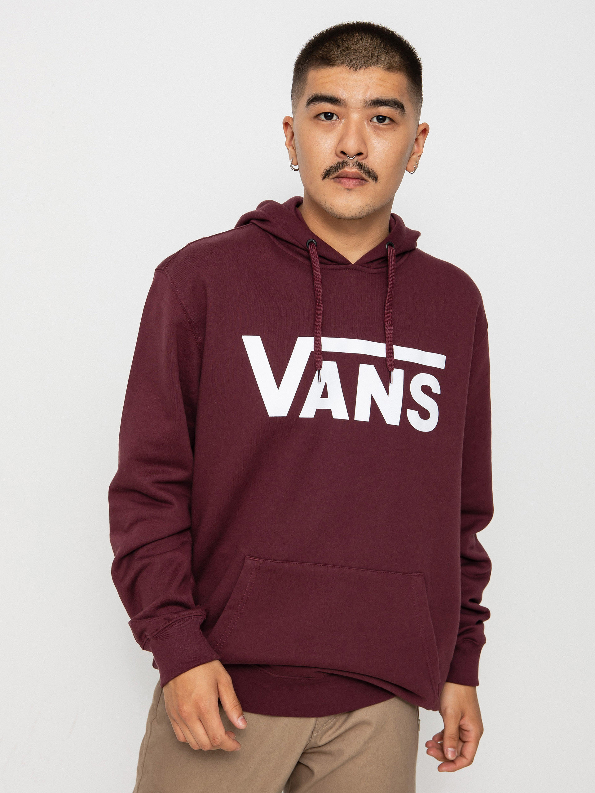 Vans Classic II HD Kapucnis pulóver (port royale/white)