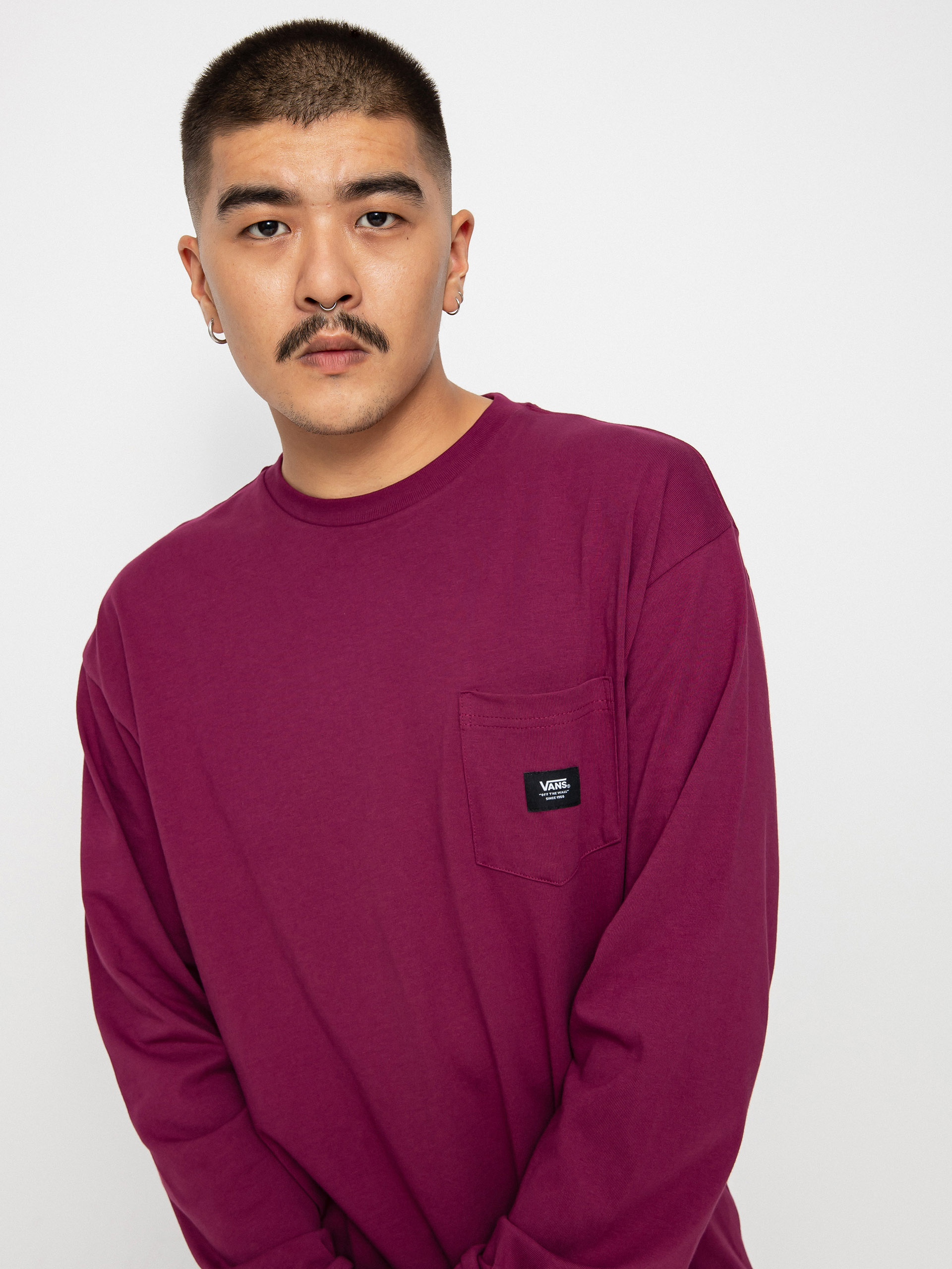 Vans Woven Patch Pocket Hosszú ujjú felső (purple potion)