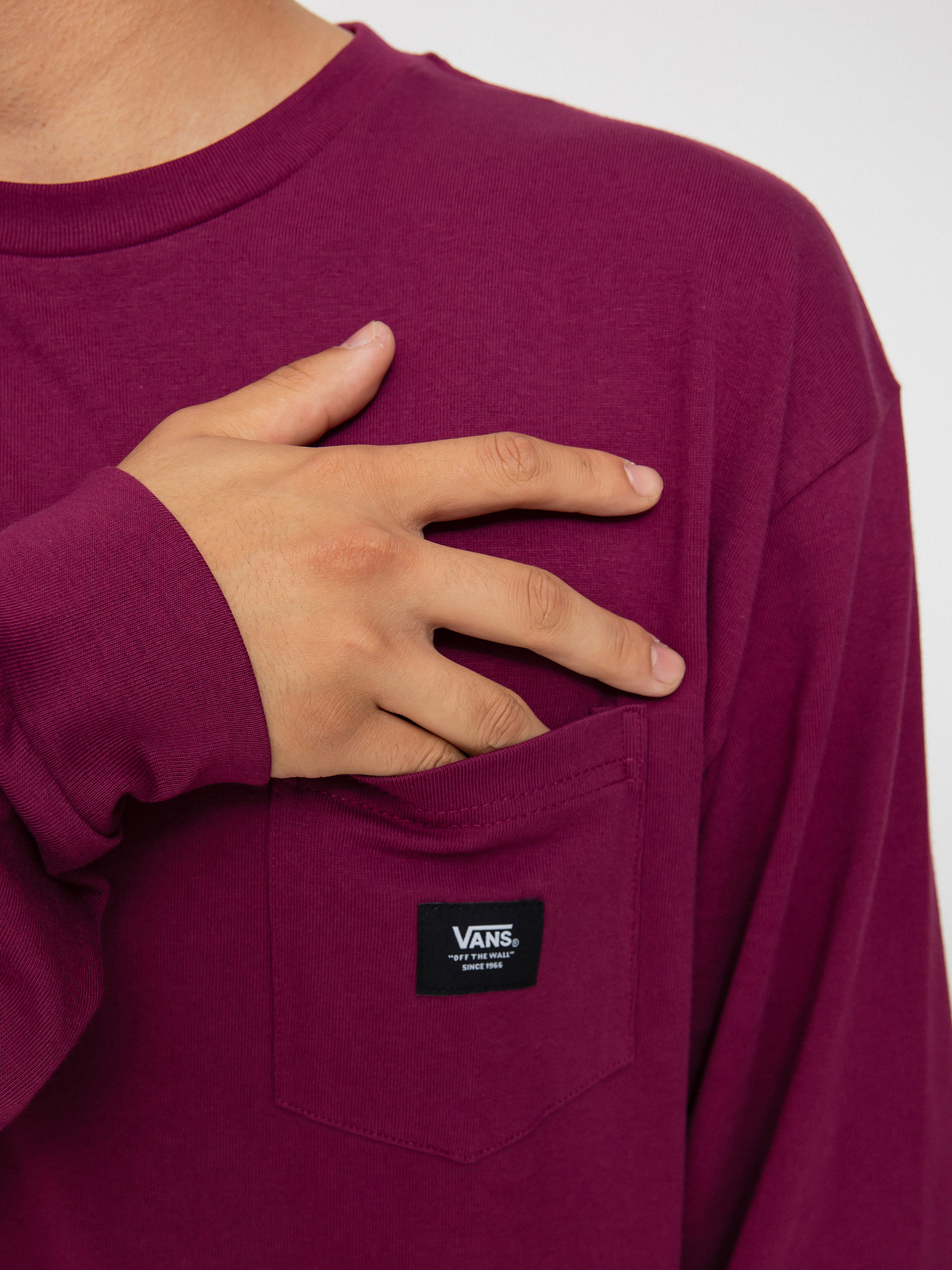 Vans Woven Patch Pocket Hosszú ujjú felső (purple potion)