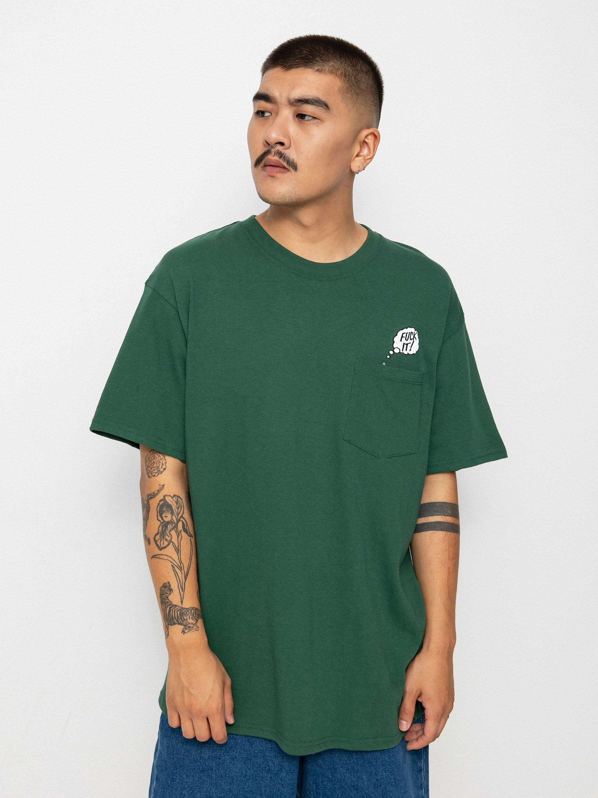 HUF In The Pocket póló (forest green)