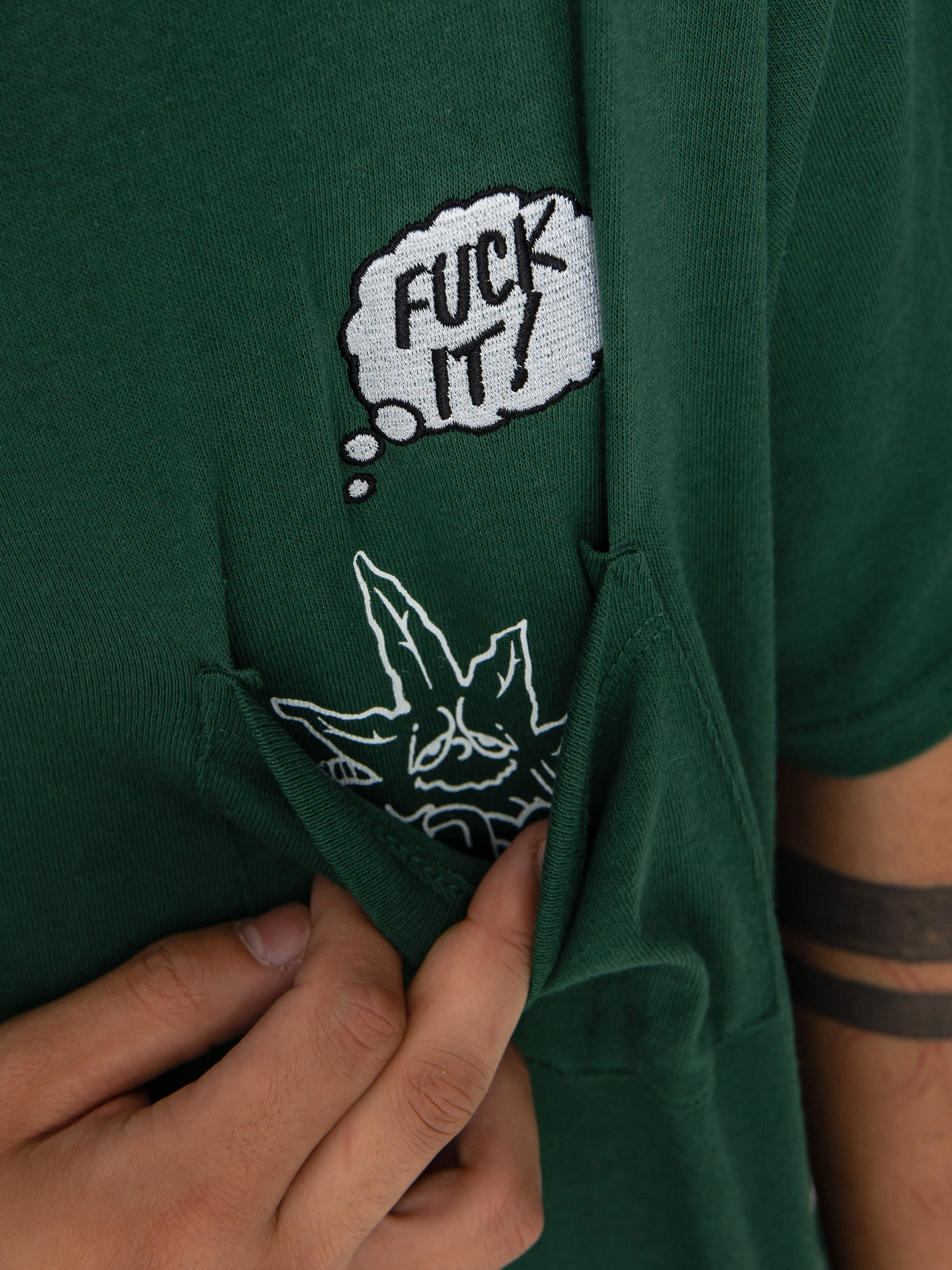 HUF In The Pocket póló (forest green)