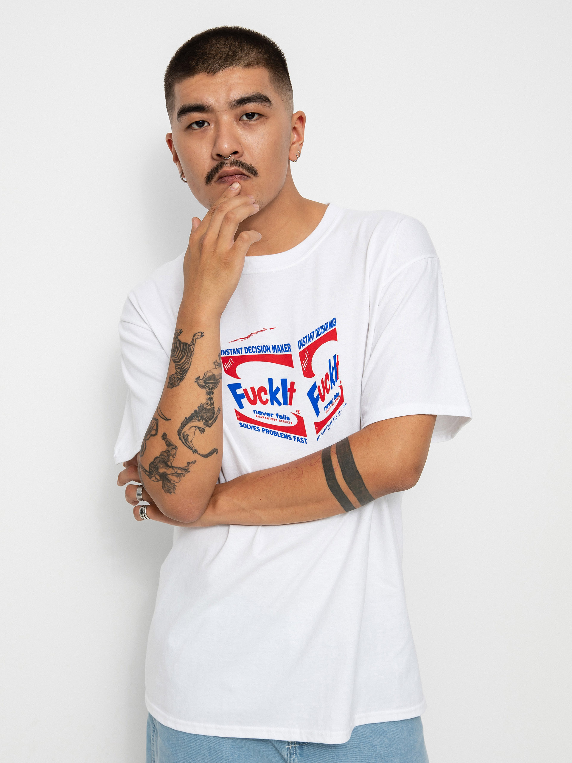 HUF Illo Box póló (white)