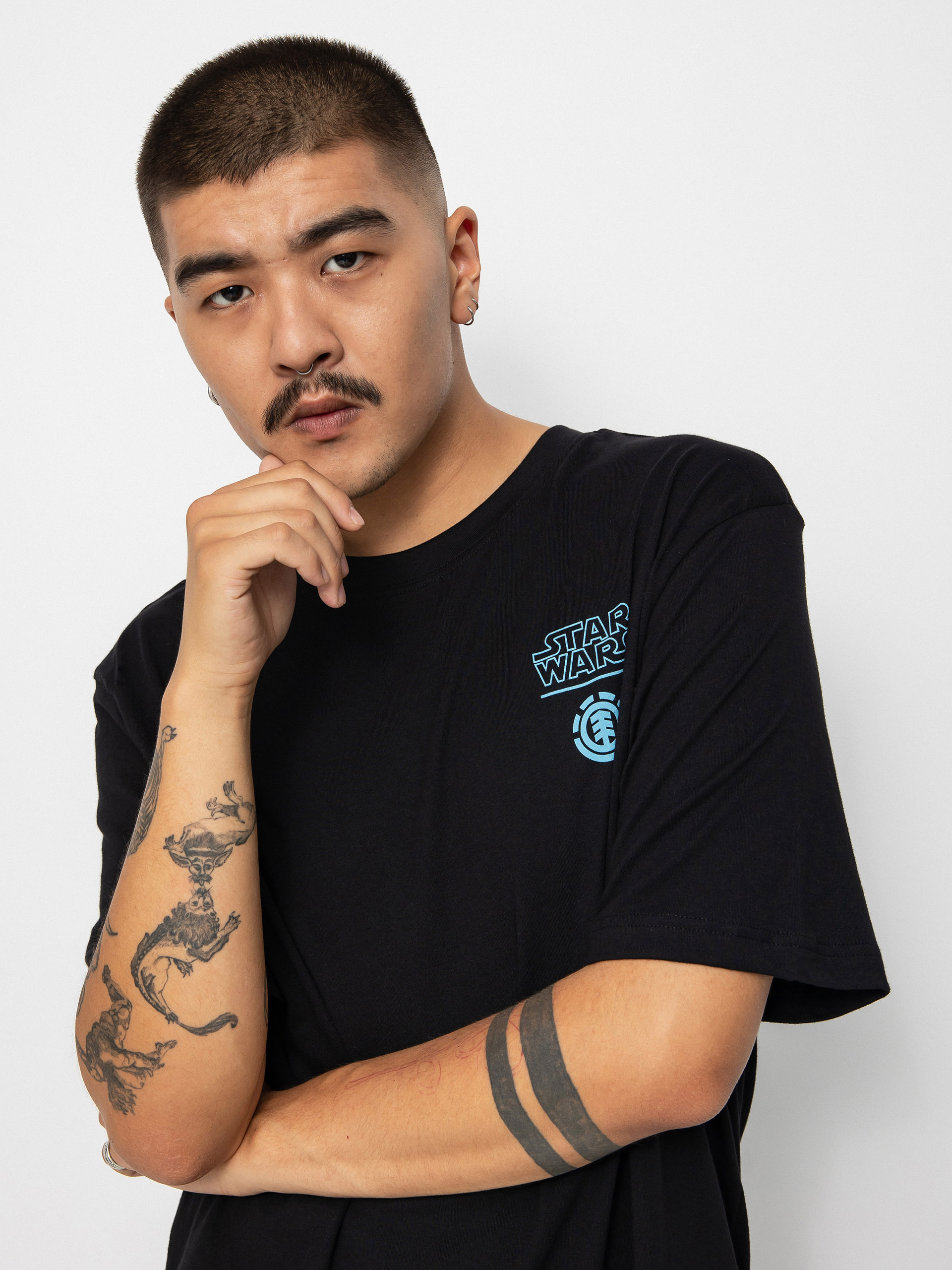 Element Swxe Galaxy póló (flint black)