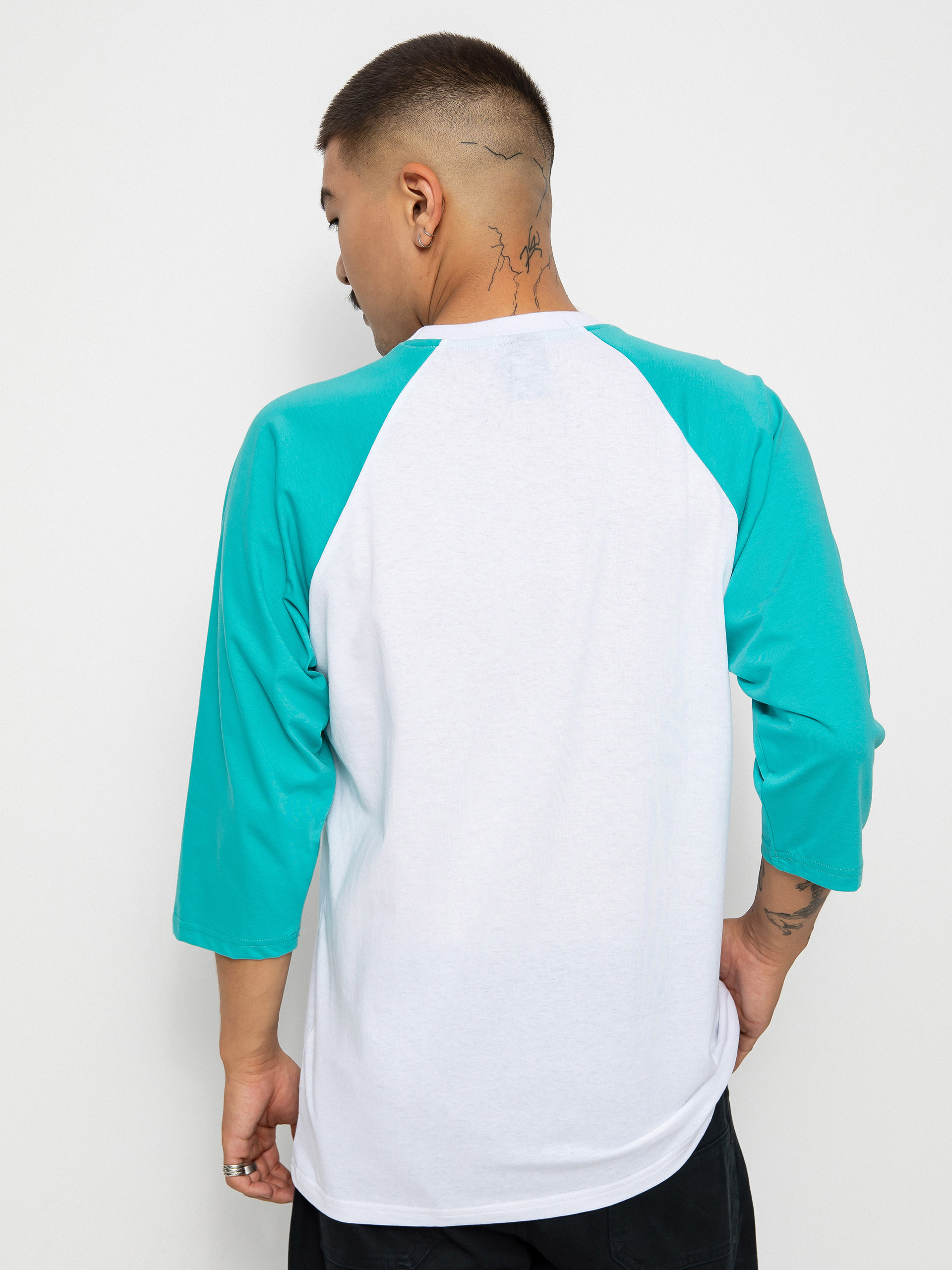 Nervous Initial 3/4 Hosszú ujjú felső (white ocean)