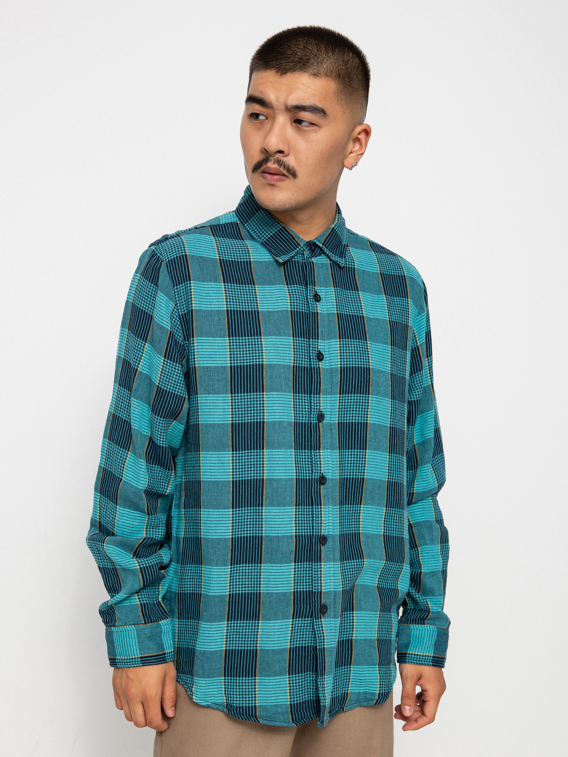Brixton Bowery Sw Np Ls Ing (teal)