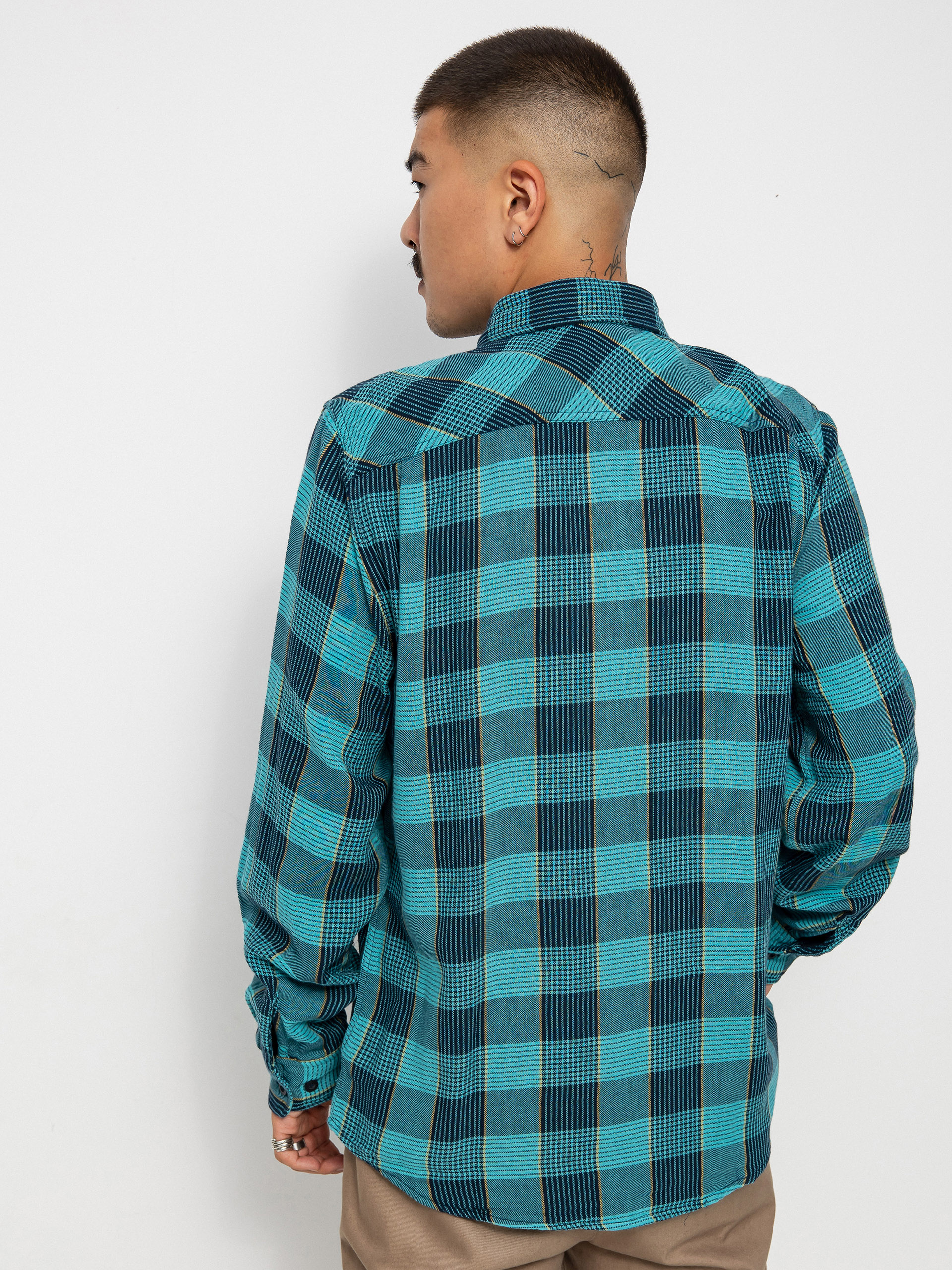 Brixton Bowery Sw Np Ls Ing (teal)