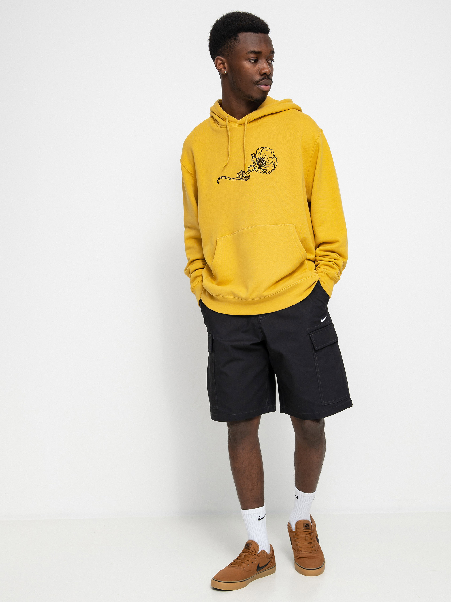 Nike SB Novelty HD Kapucnis pulóver (sanded gold/black)