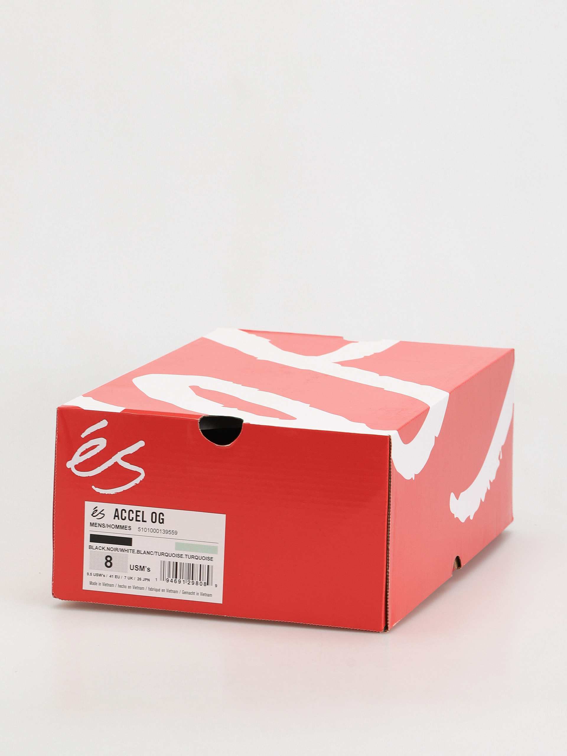 eS Accel Og Cipők (black/white/turquoise)