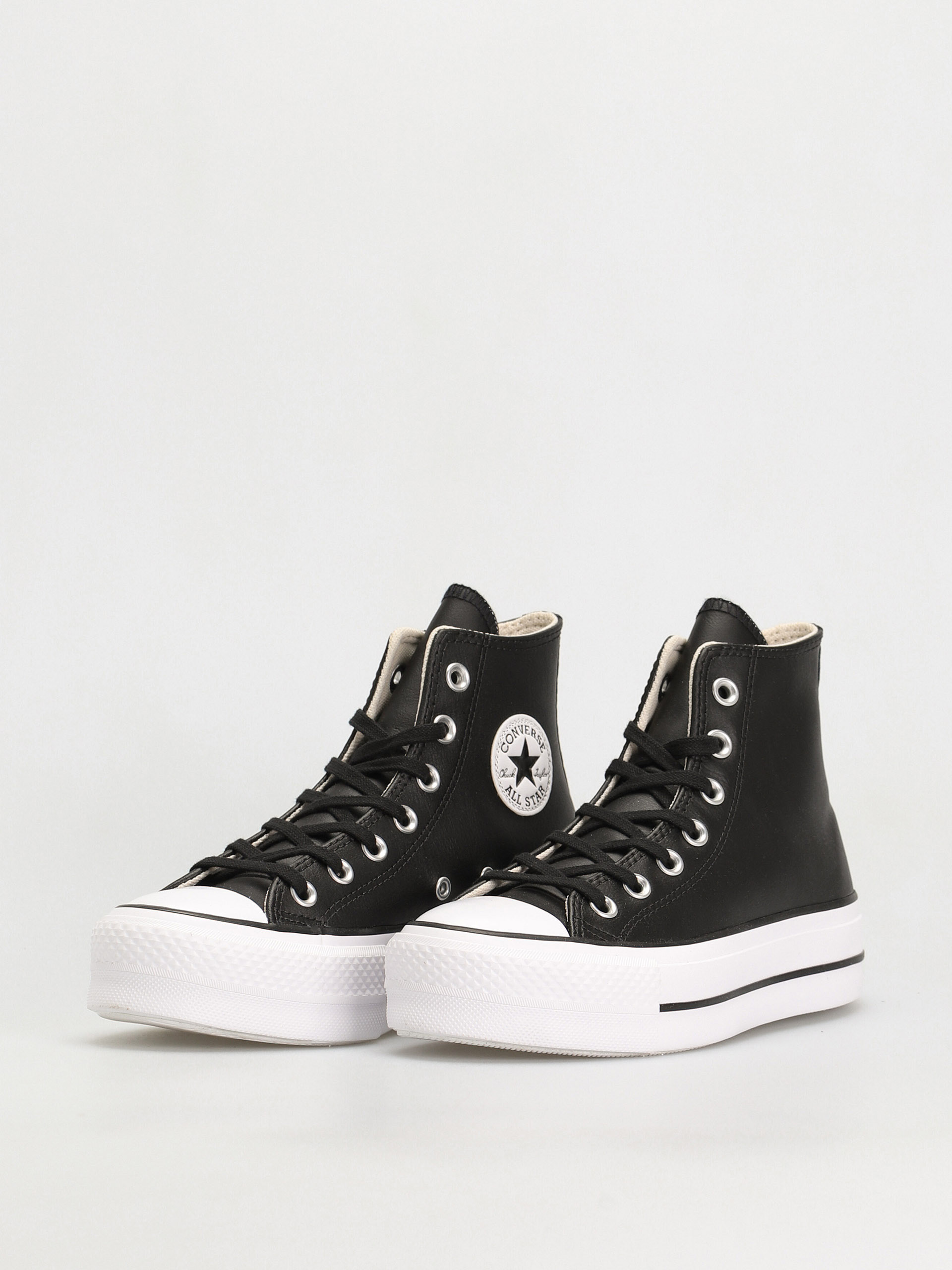 Converse Chuck Taylor All Star Lift Hi Tornacipők Wmn (black/black/white)