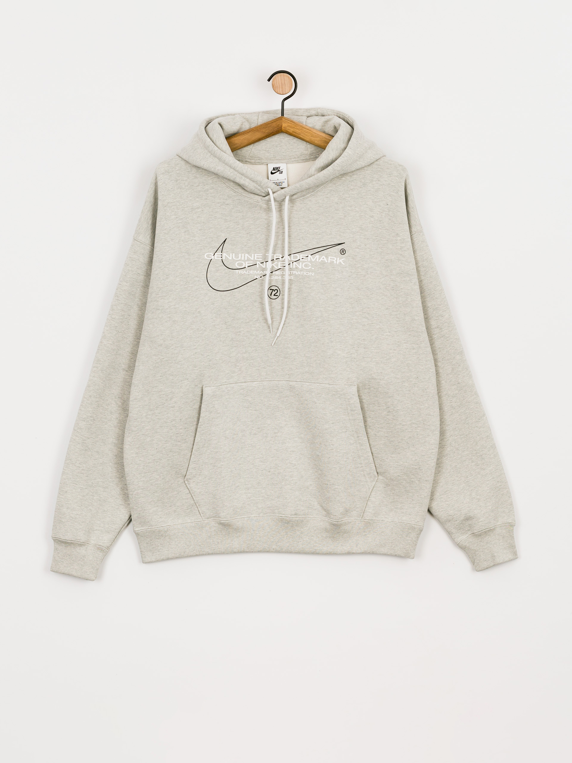 Nike SB Gen Trdmrk Logo Pulóver (grey heather)