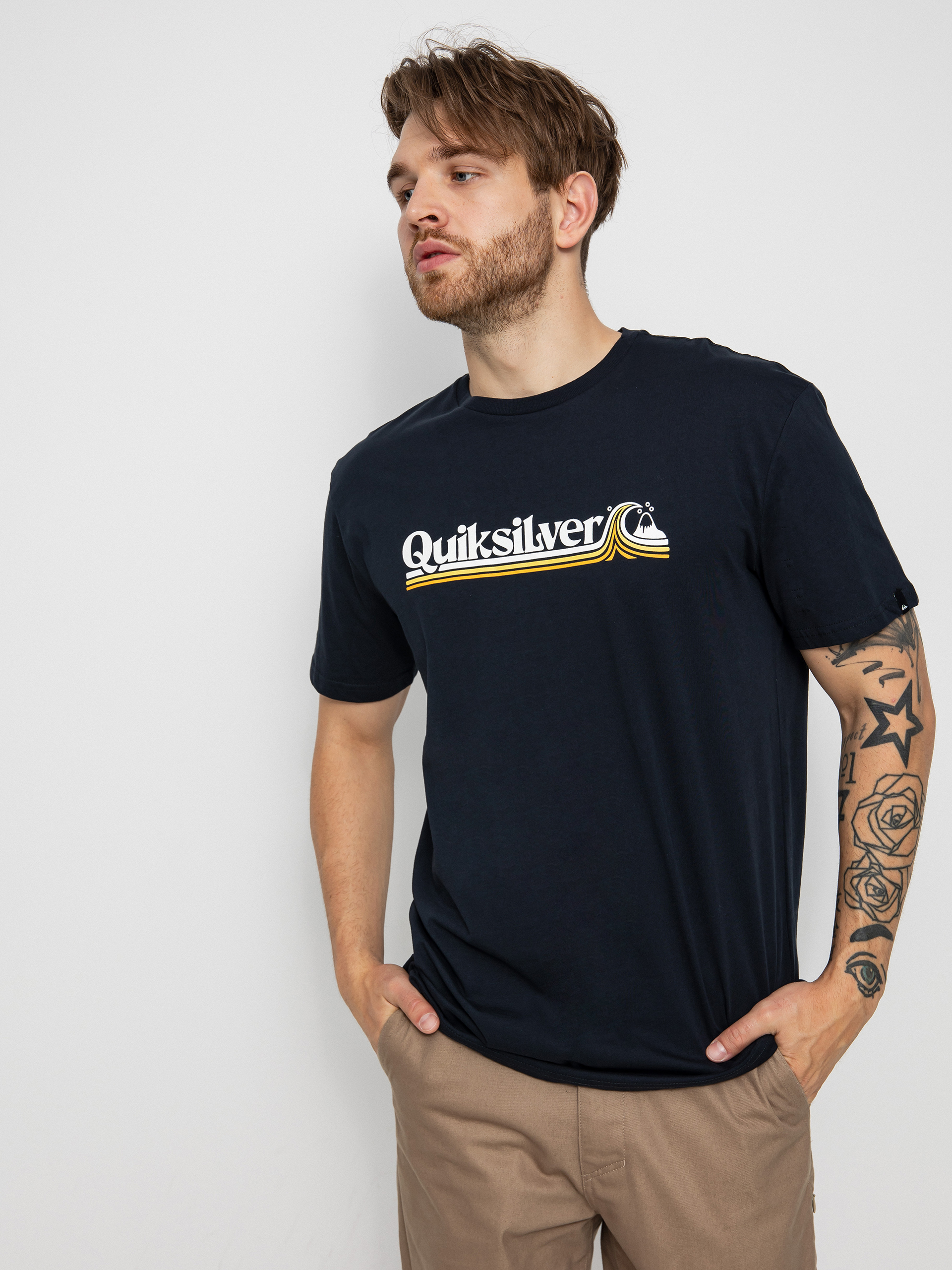 Quiksilver All Lined Up póló (black)