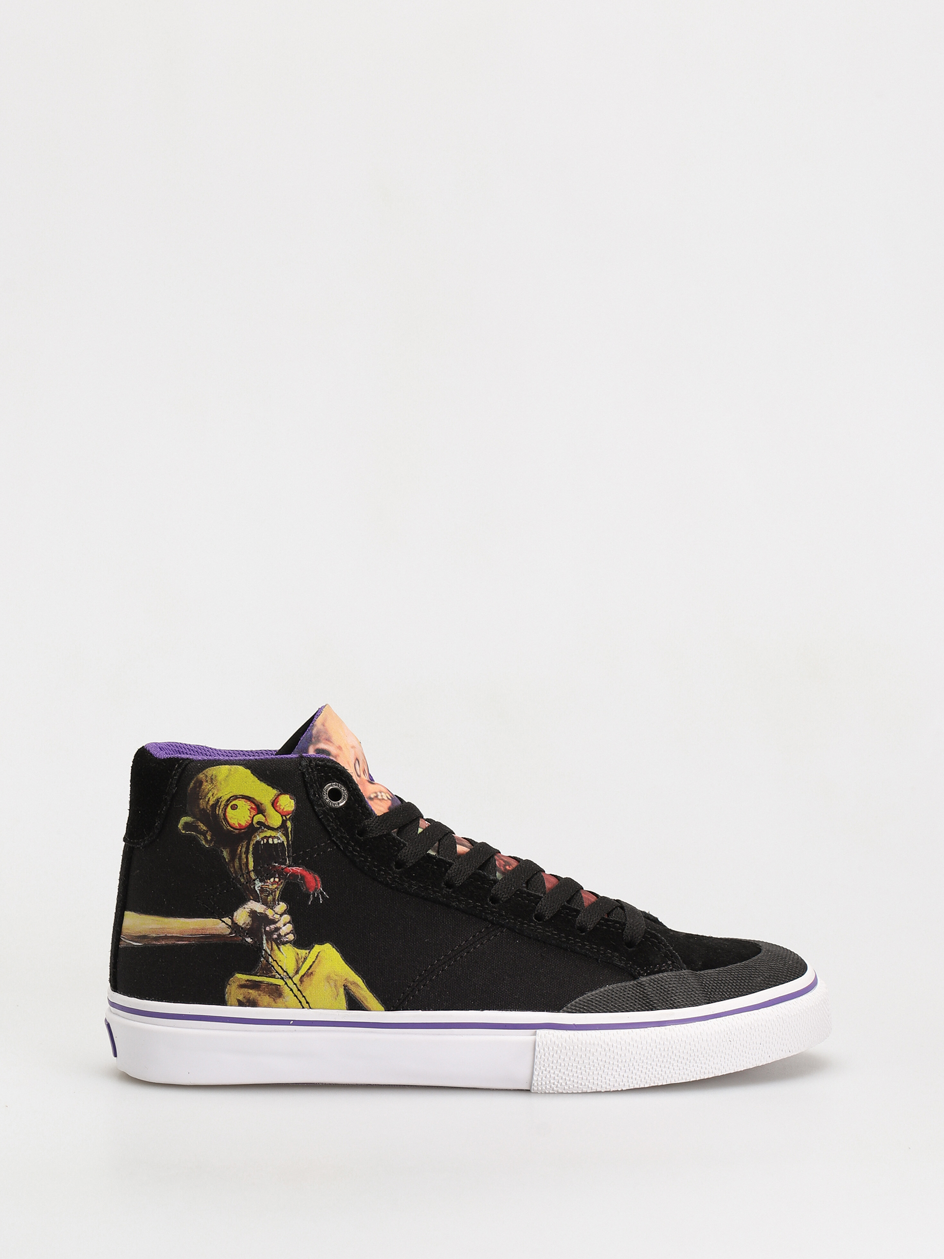 Emerica Omen Hi X Dinosaur Cipők (black/purple)