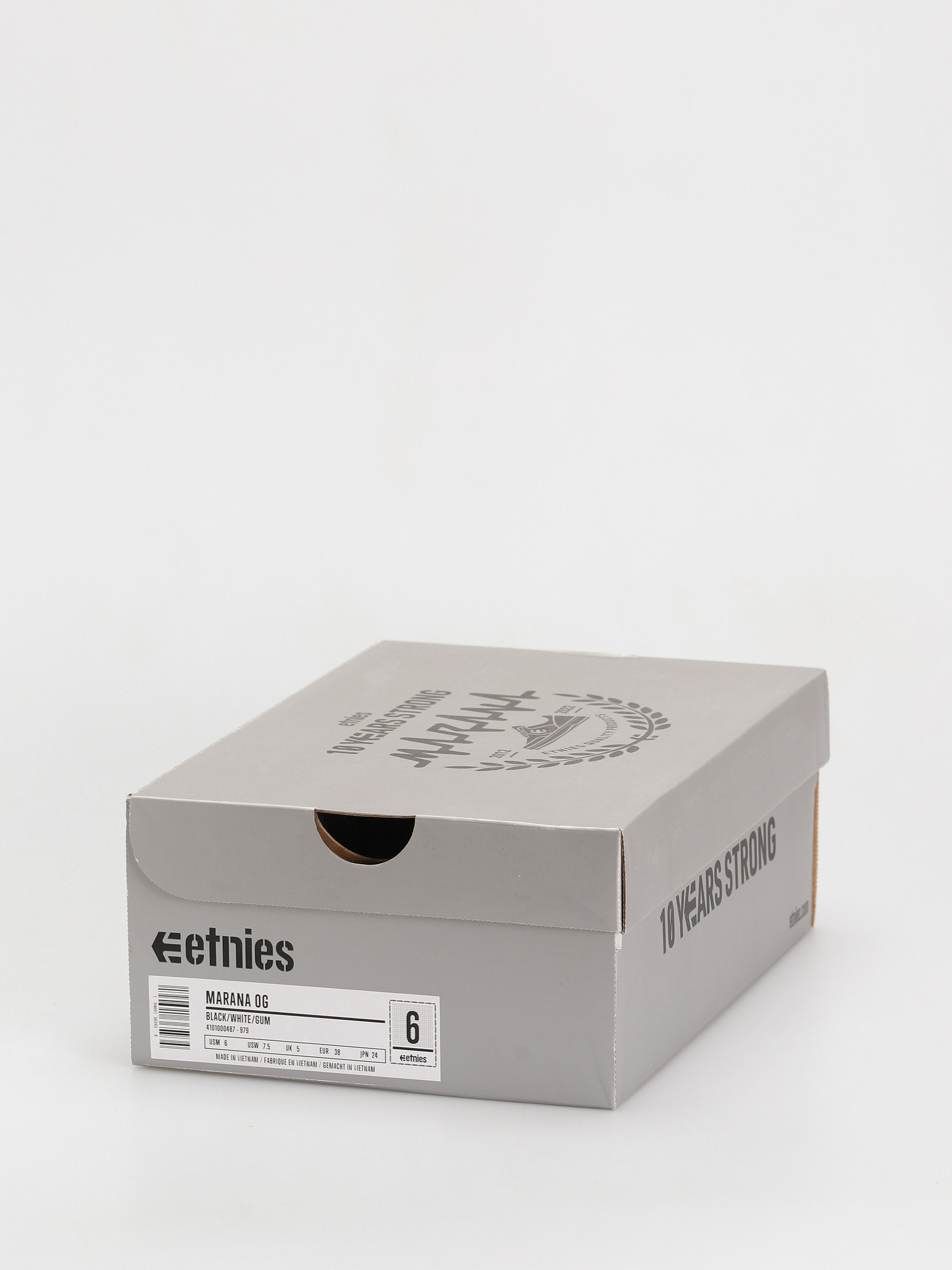 Etnies Marana Og Cipők (black/white/gum)