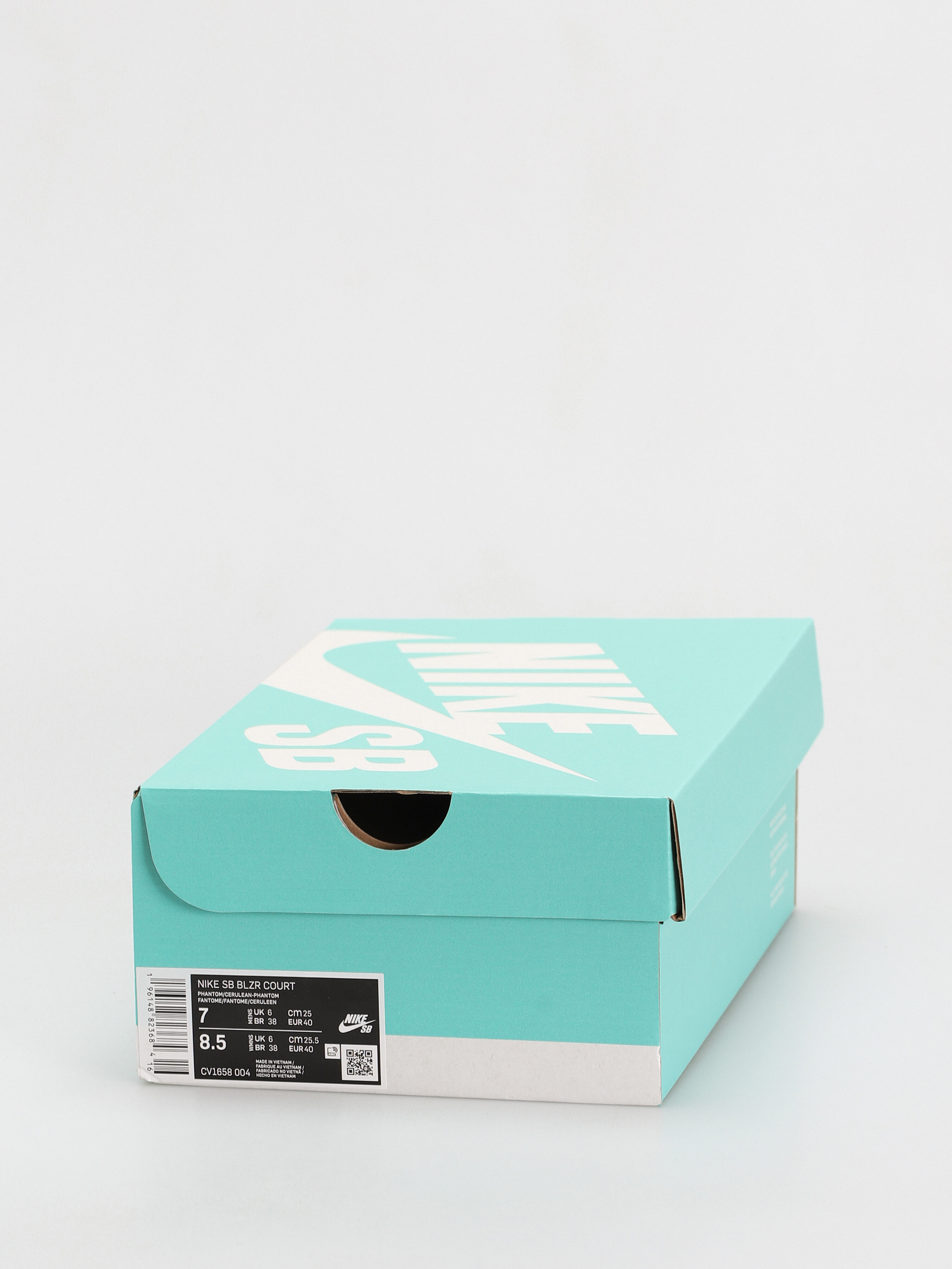 Nike SB Blazer Court Cipők (phantom/cerulean phantom gum light brown)