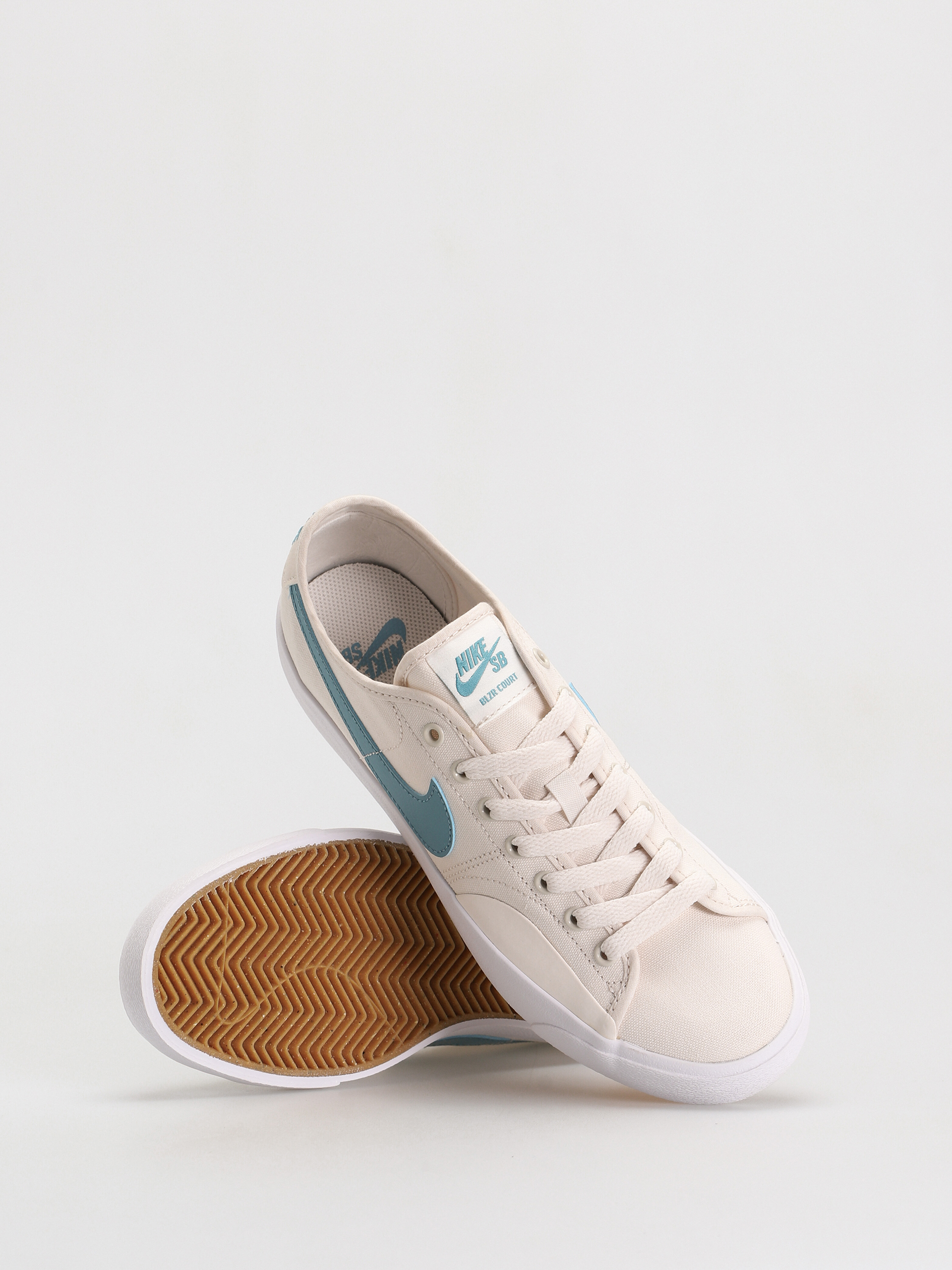 Nike SB Blazer Court Cipők (phantom/cerulean phantom gum light brown)