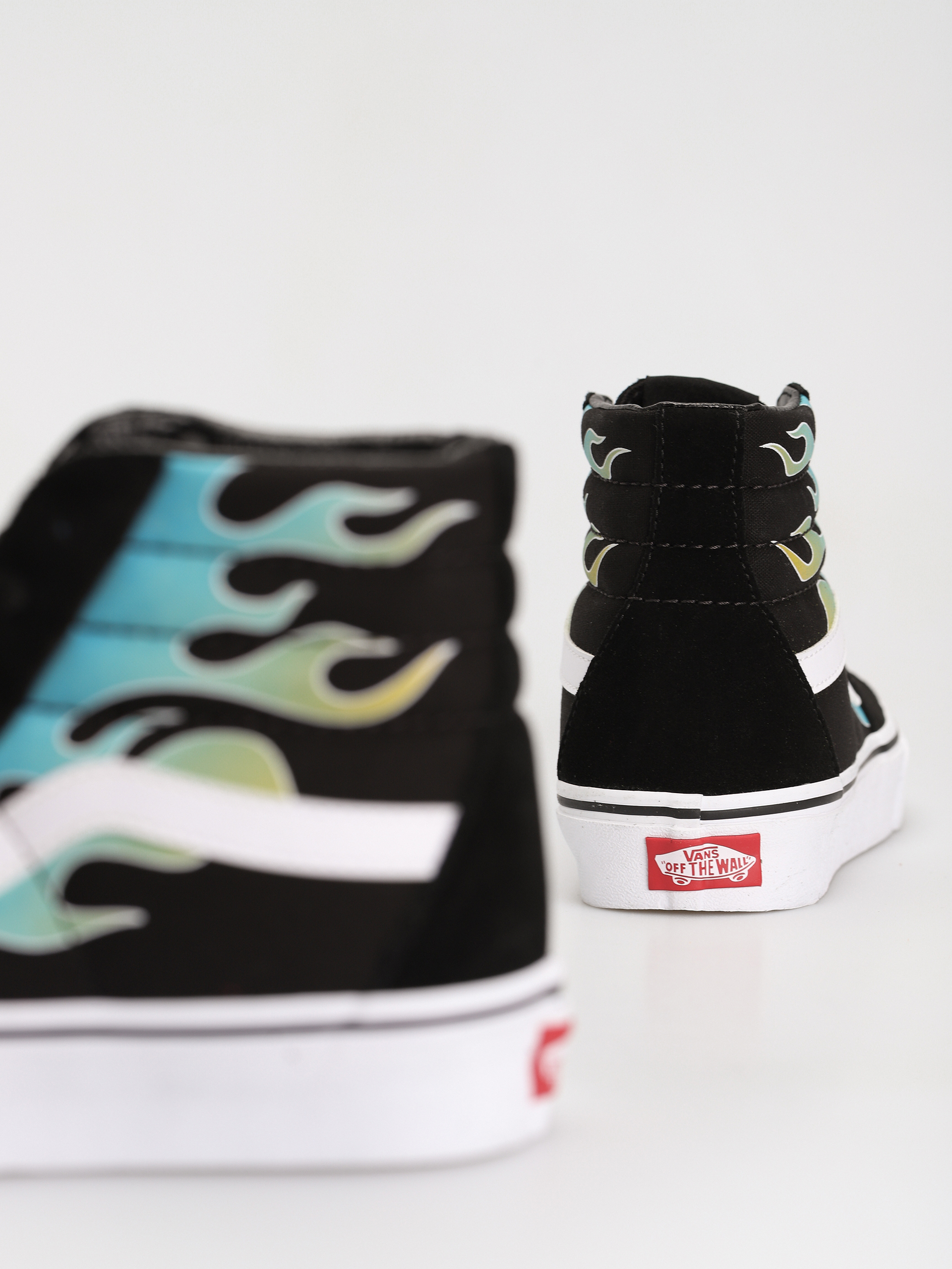Vans Sk8 Hi Cipők (glow flame black/white)