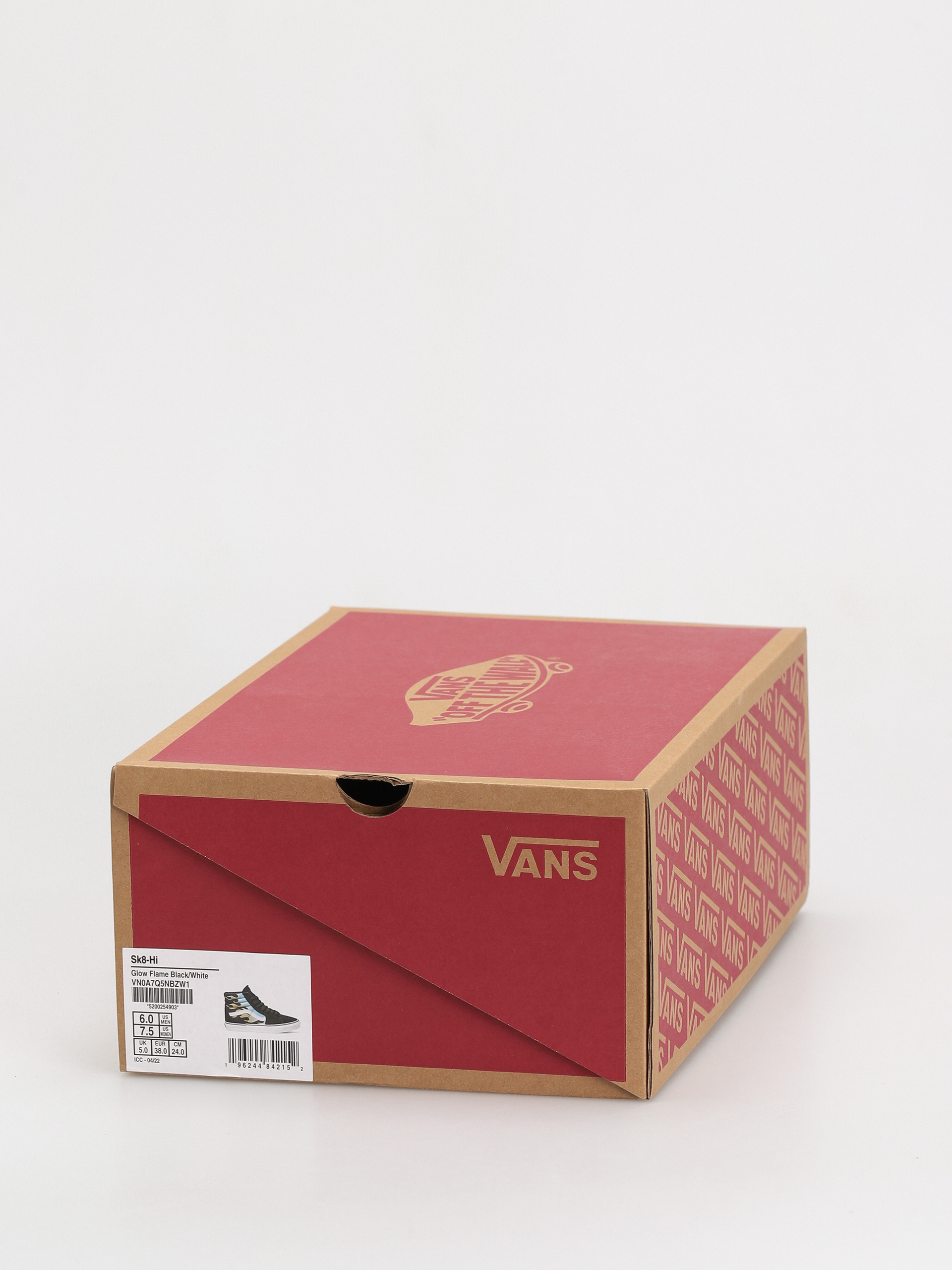 Vans Sk8 Hi Cipők (glow flame black/white)