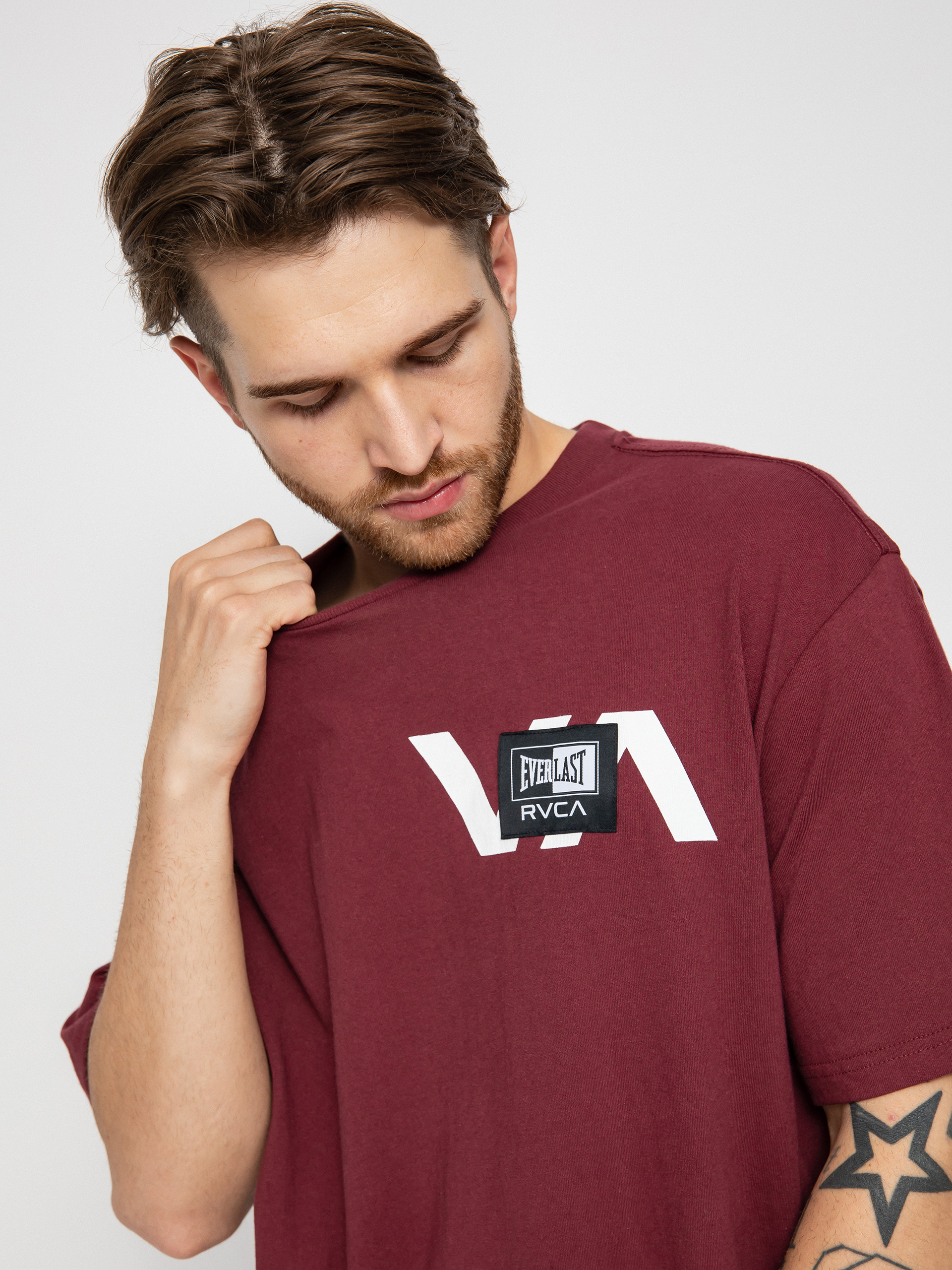 RVCA Rvca Everlast Stack póló (tawny port)