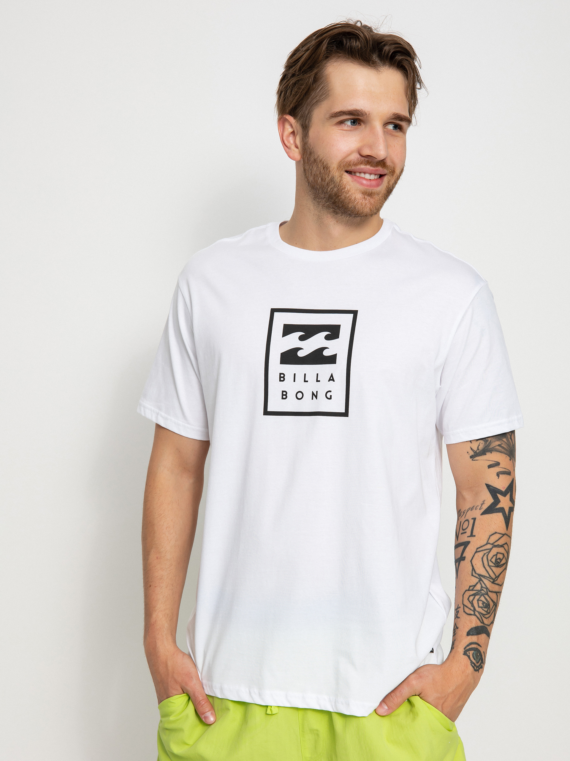 Billabong Unity Stacked póló (white)