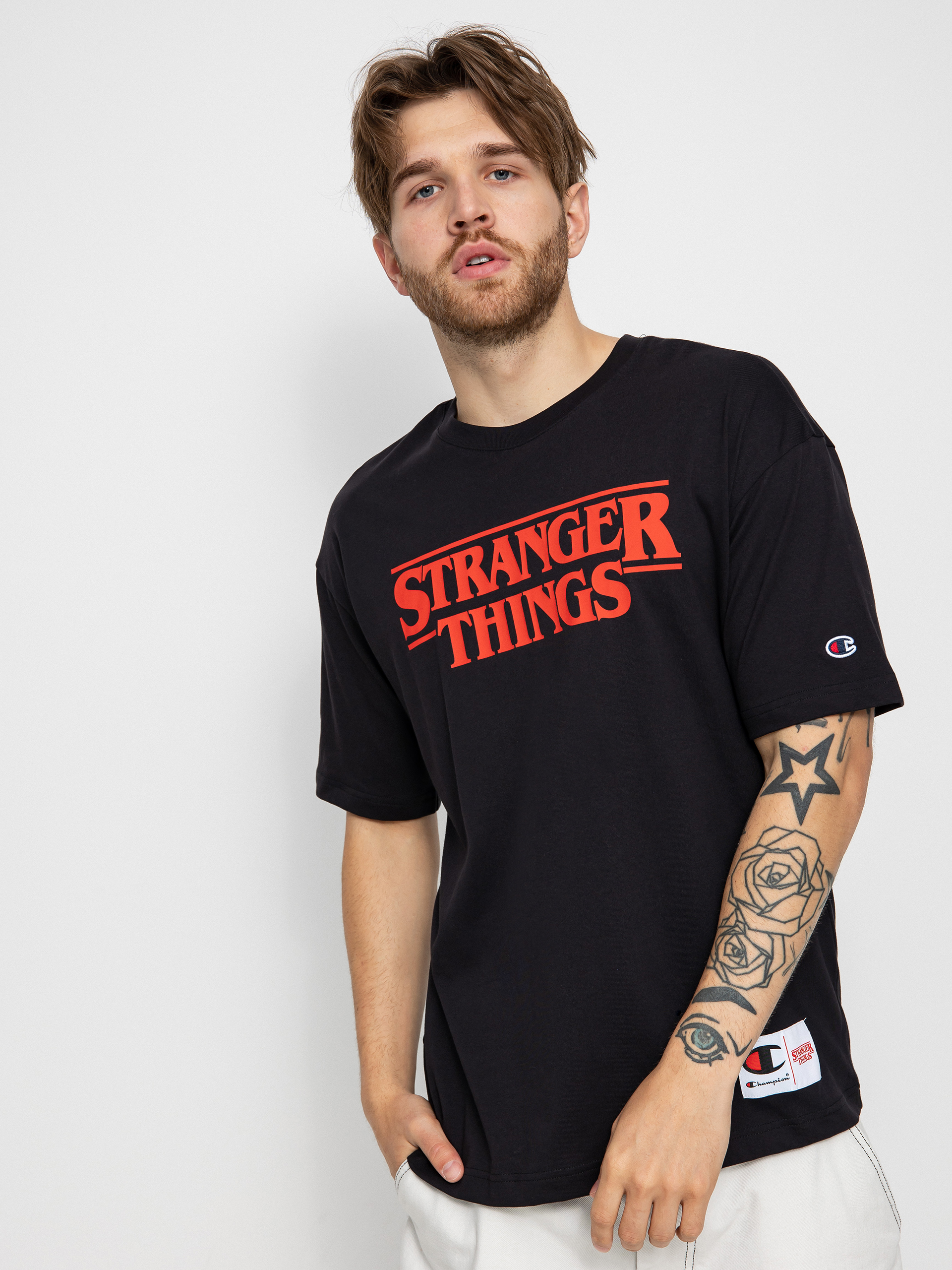 Champion X Stranger Things Crewneck T-Shirt 217791 póló (nbk)