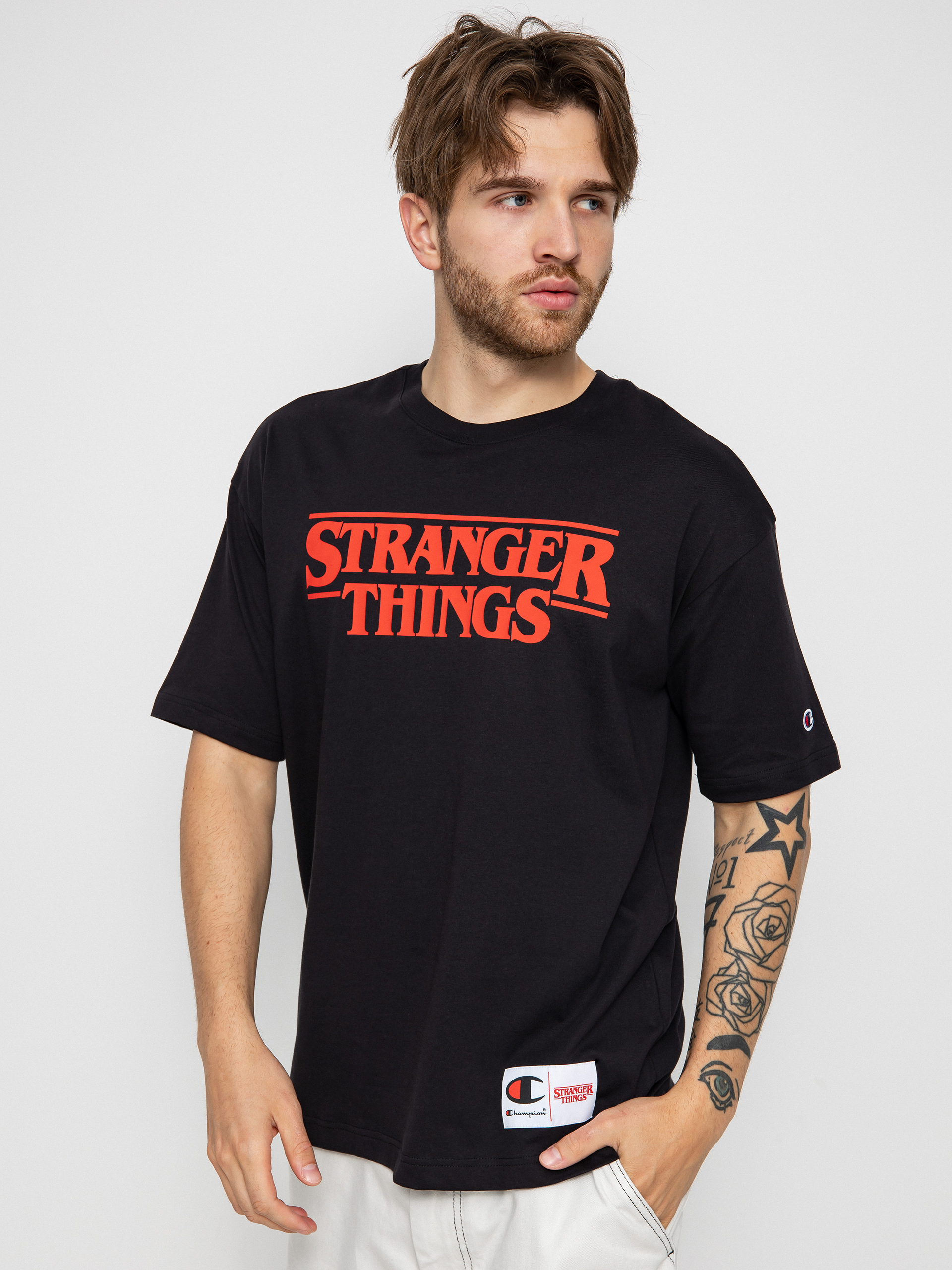 Champion X Stranger Things Crewneck T-Shirt 217791 póló (nbk)