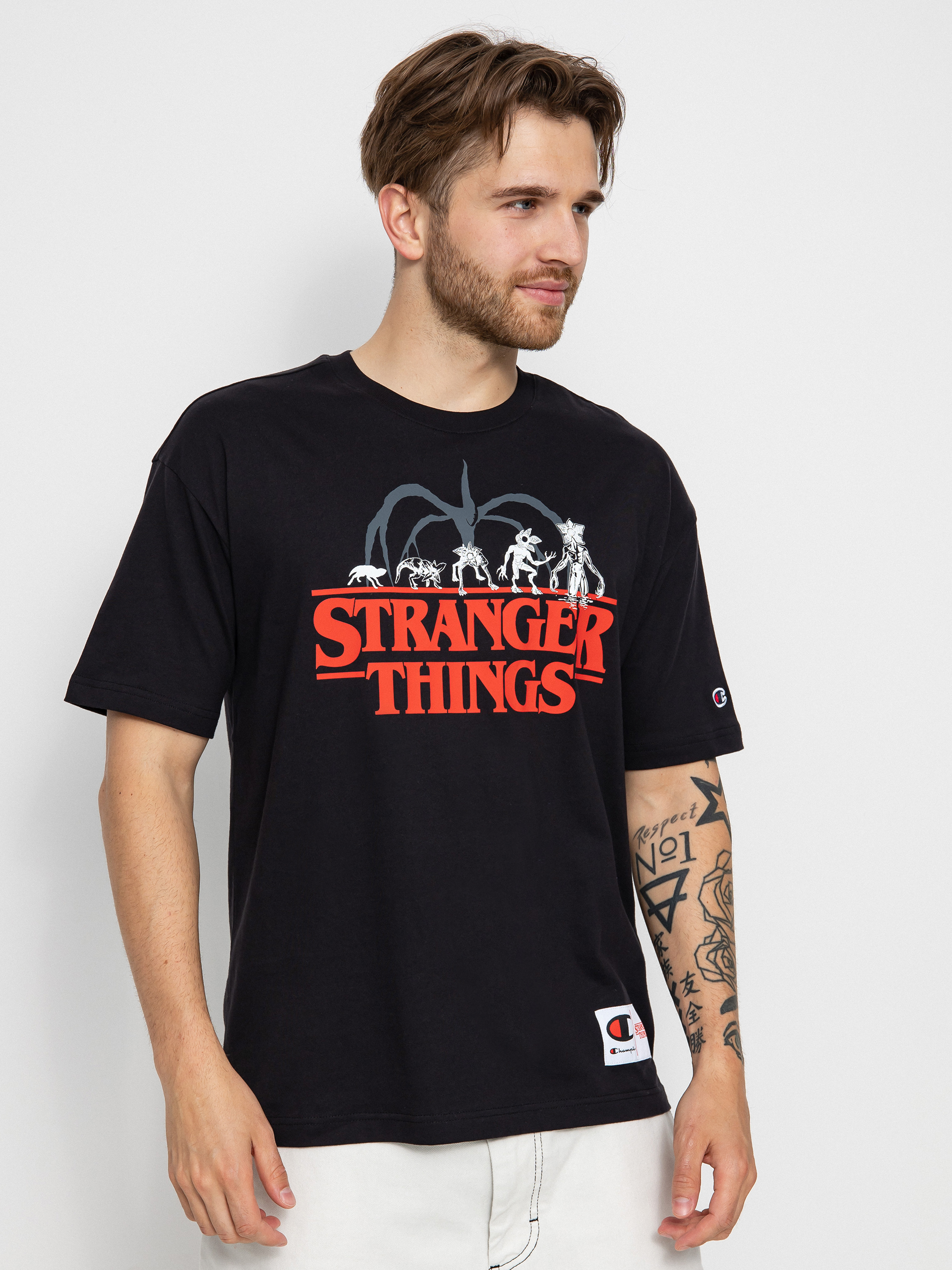 Champion X Stranger Things Crewneck T-Shirt 217791 póló (nbk)