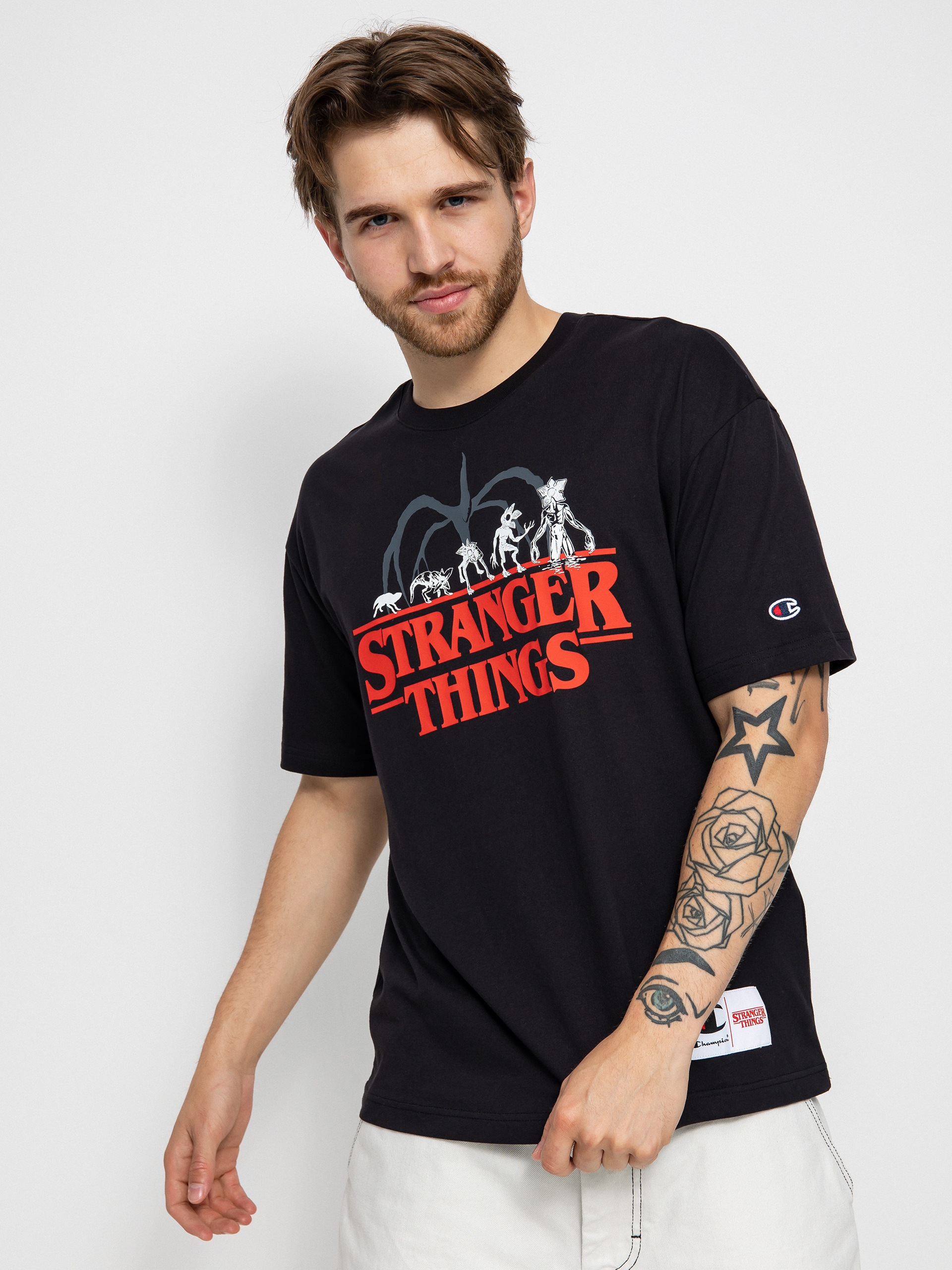 Champion X Stranger Things Crewneck T-Shirt 217791 póló (nbk)