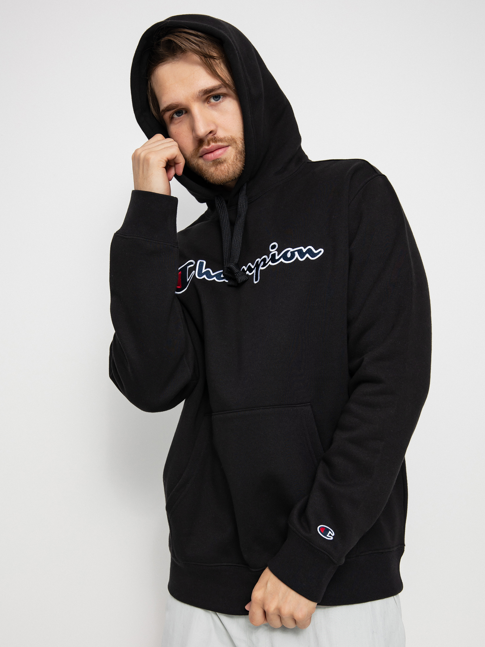 Champion Hooded Sweatshirt 217858 HD Kapucnis pulóver (nbk)