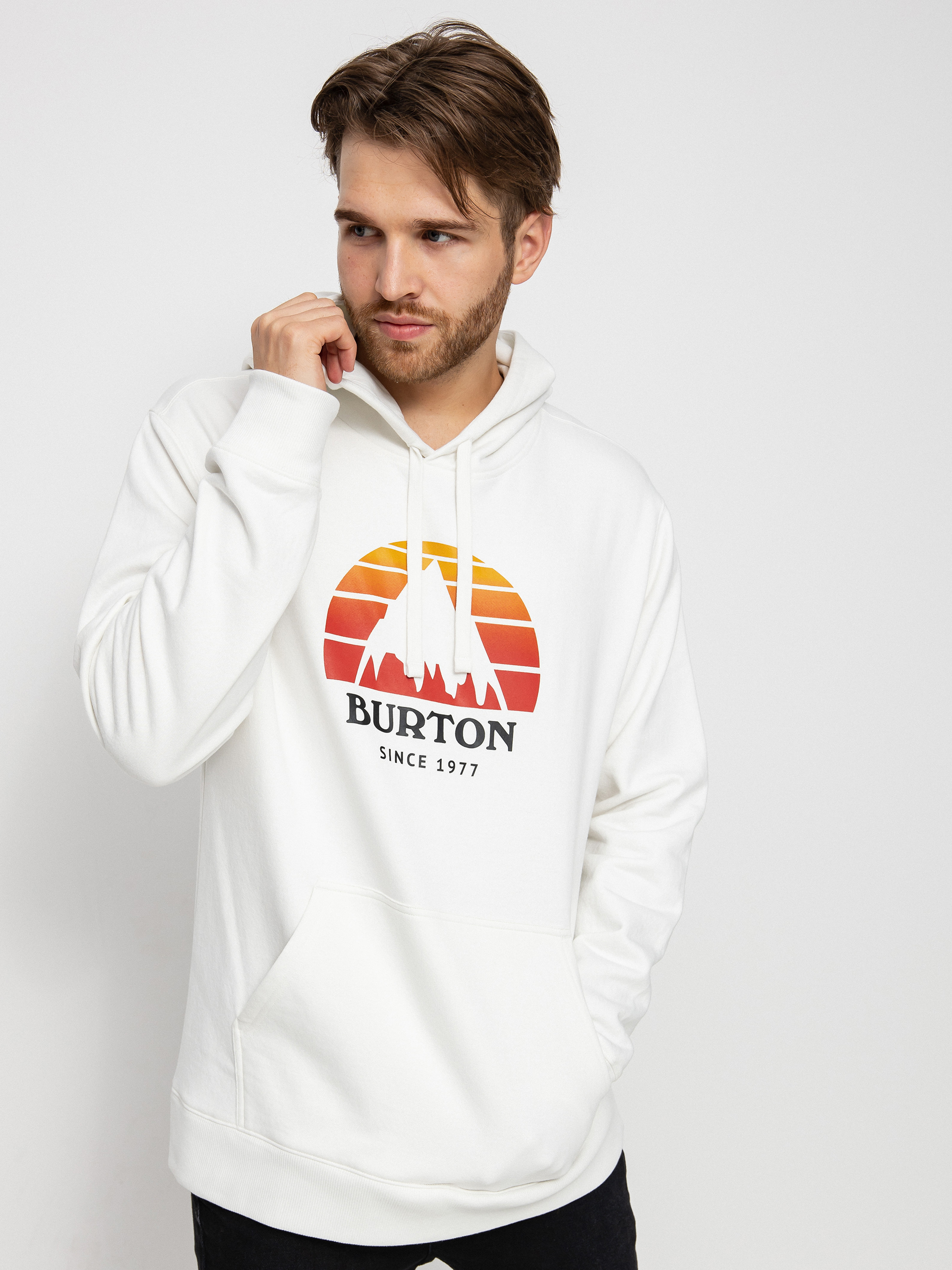 Burton Underhill HD Kapucnis pulóver (stout white)