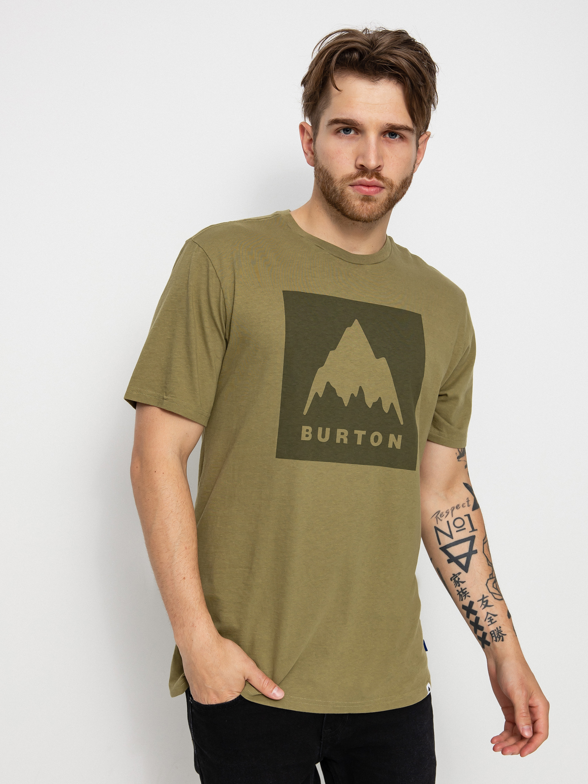 Burton Classic Mountain High póló (martini olive)
